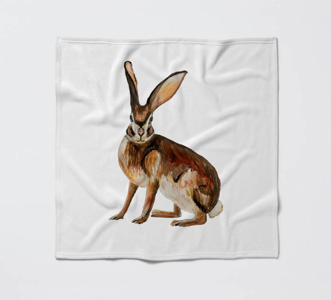 Rabbit fleecedeken van Femke Zwaan