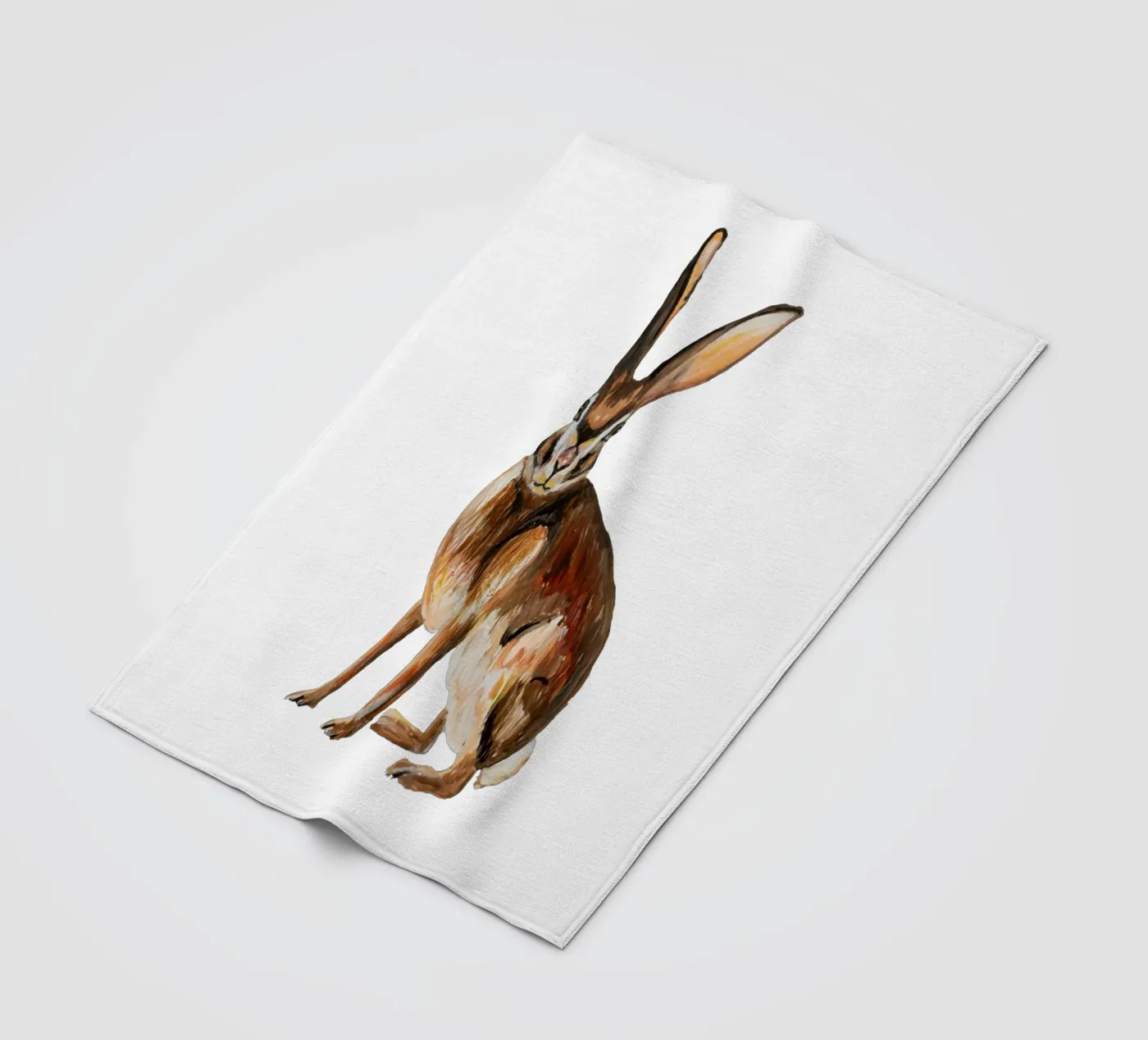 Rabbit fleecedeken van Femke Zwaan