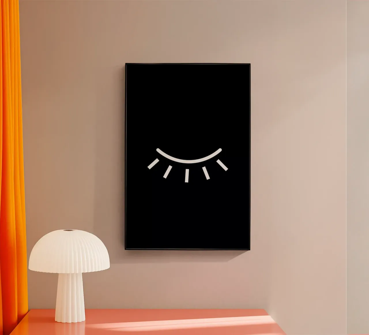 Closed Eye Black plexiglass da daylight design studio