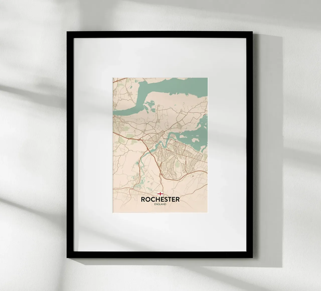 Rochester Regno Unito poster con telaio in plastica da Jacob W MICKELSON
