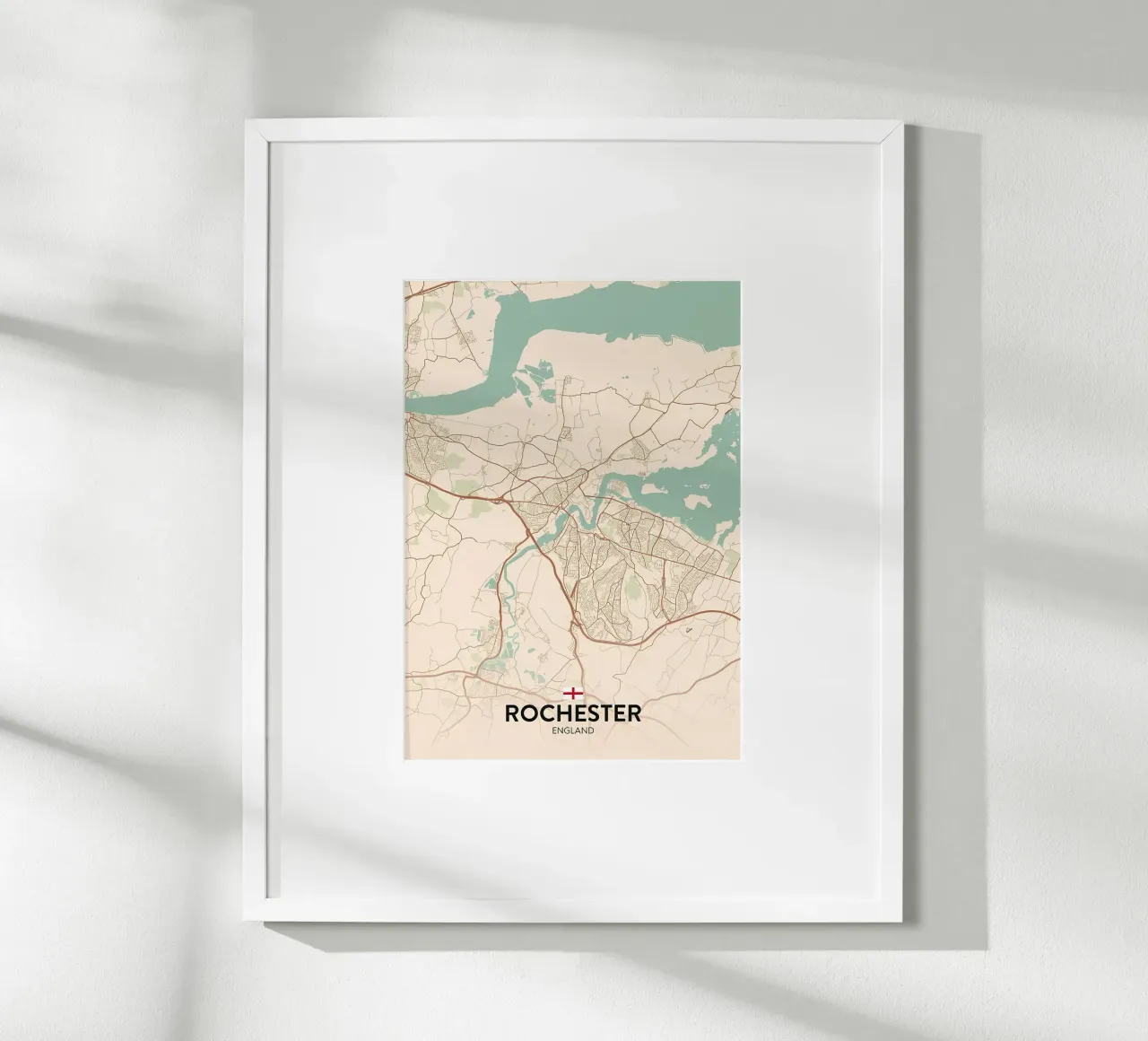 Rochester Regno Unito poster con telaio in plastica da Jacob W MICKELSON