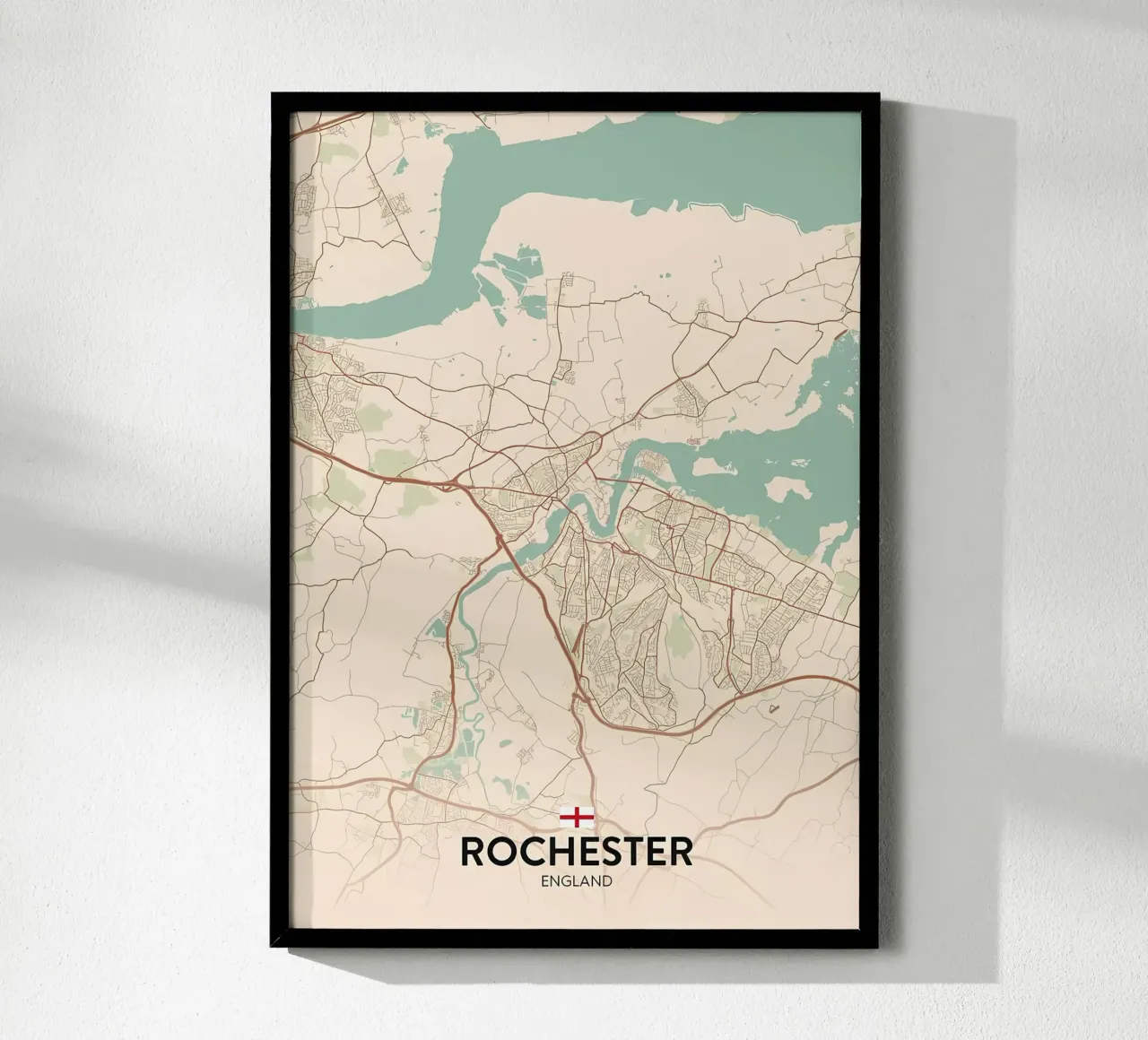 Rochester Regno Unito poster con telaio in plastica da Jacob W MICKELSON