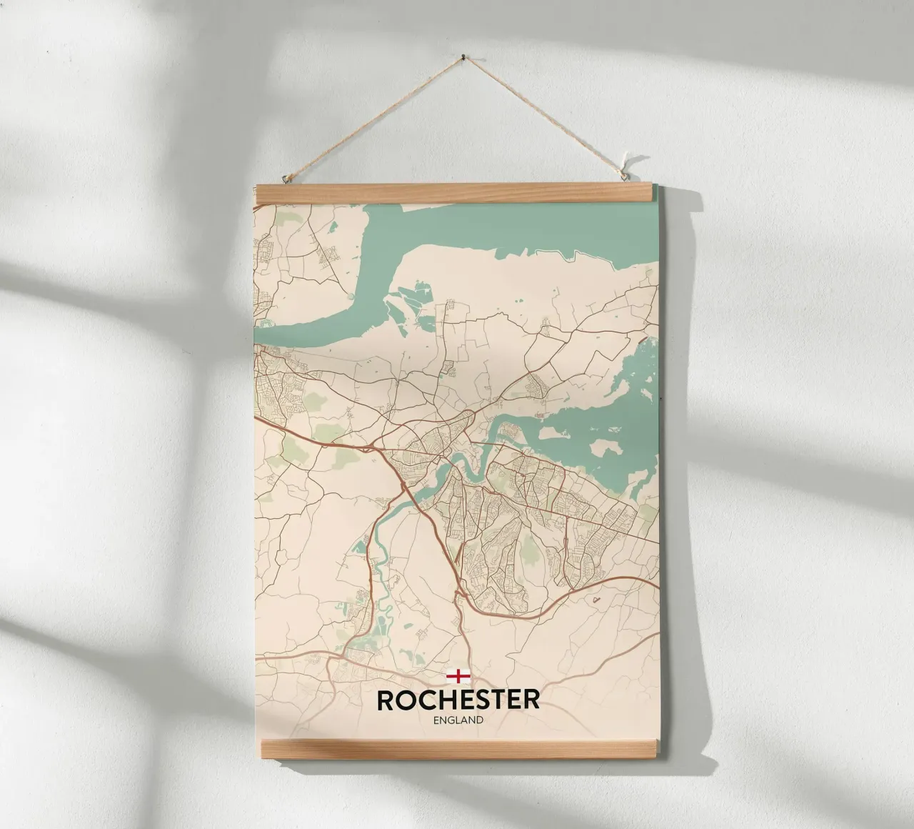 Rochester Regno Unito poster con telaio in plastica da Jacob W MICKELSON