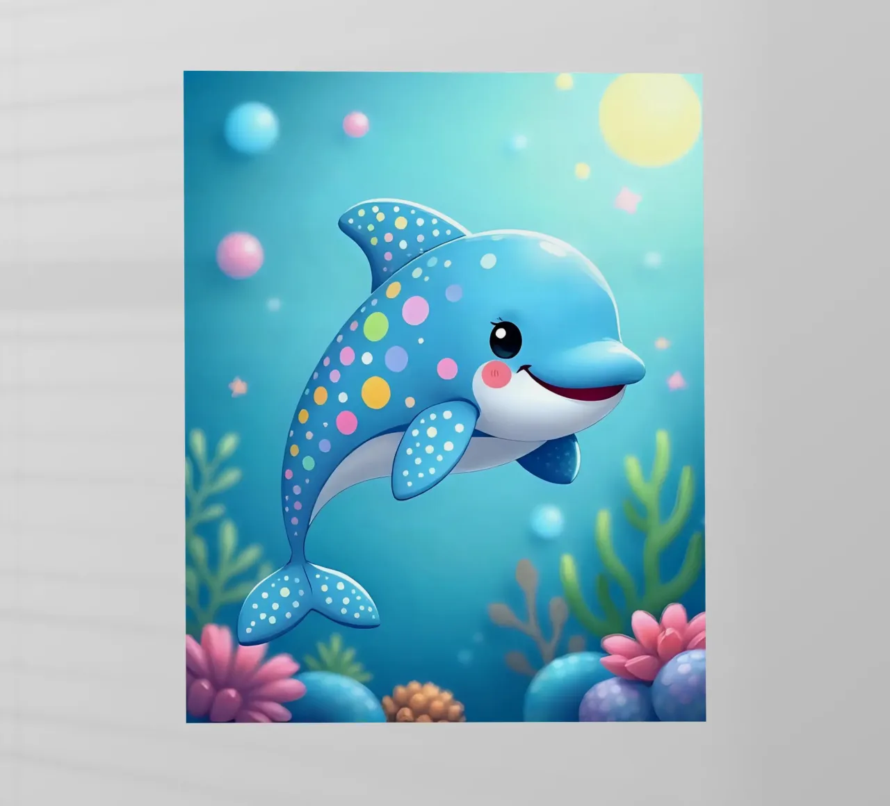 Delphin_4 pellicola backlit da Tierisch bunt by LK