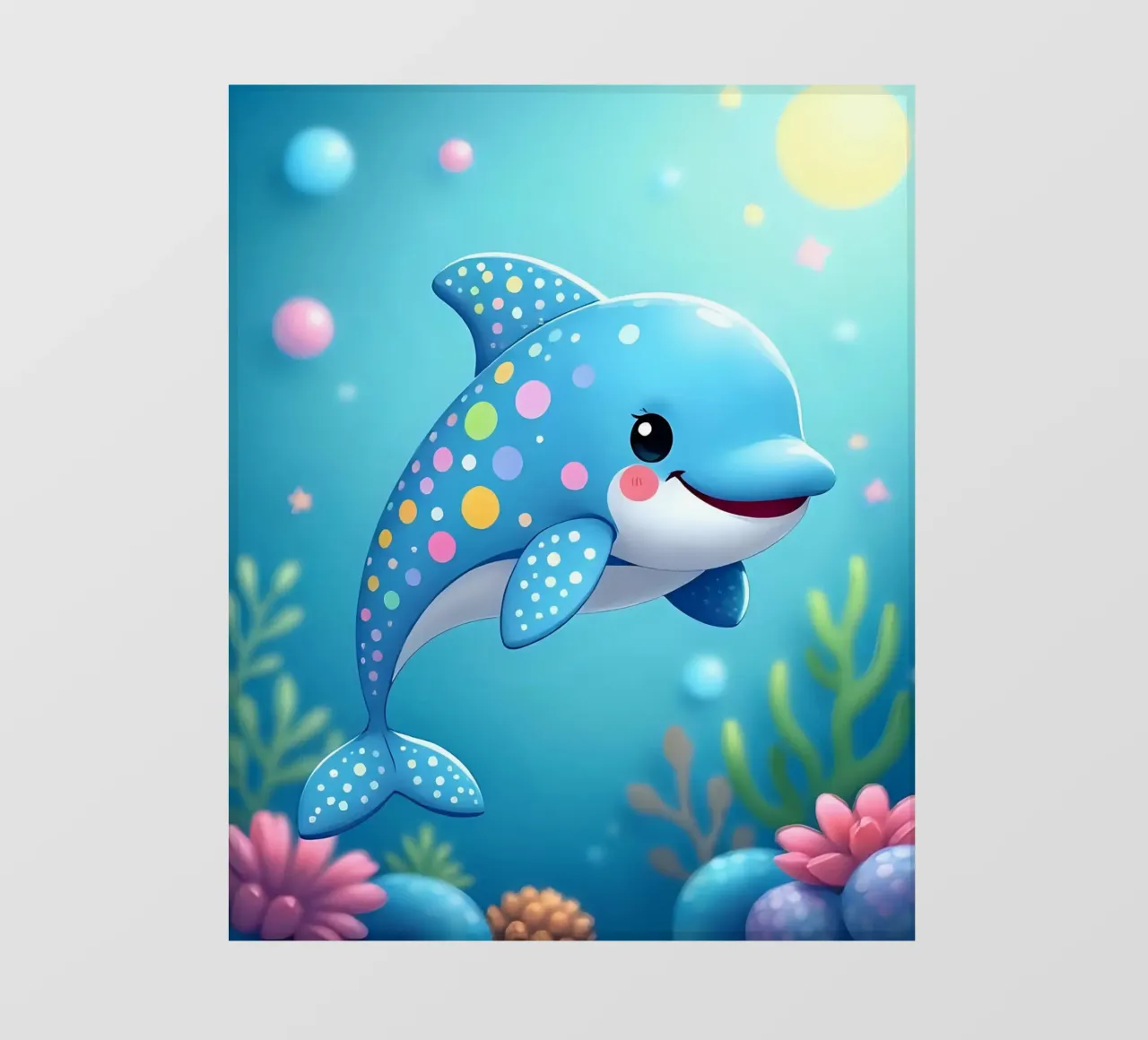 Delphin_4 pellicola backlit da Tierisch bunt by LK