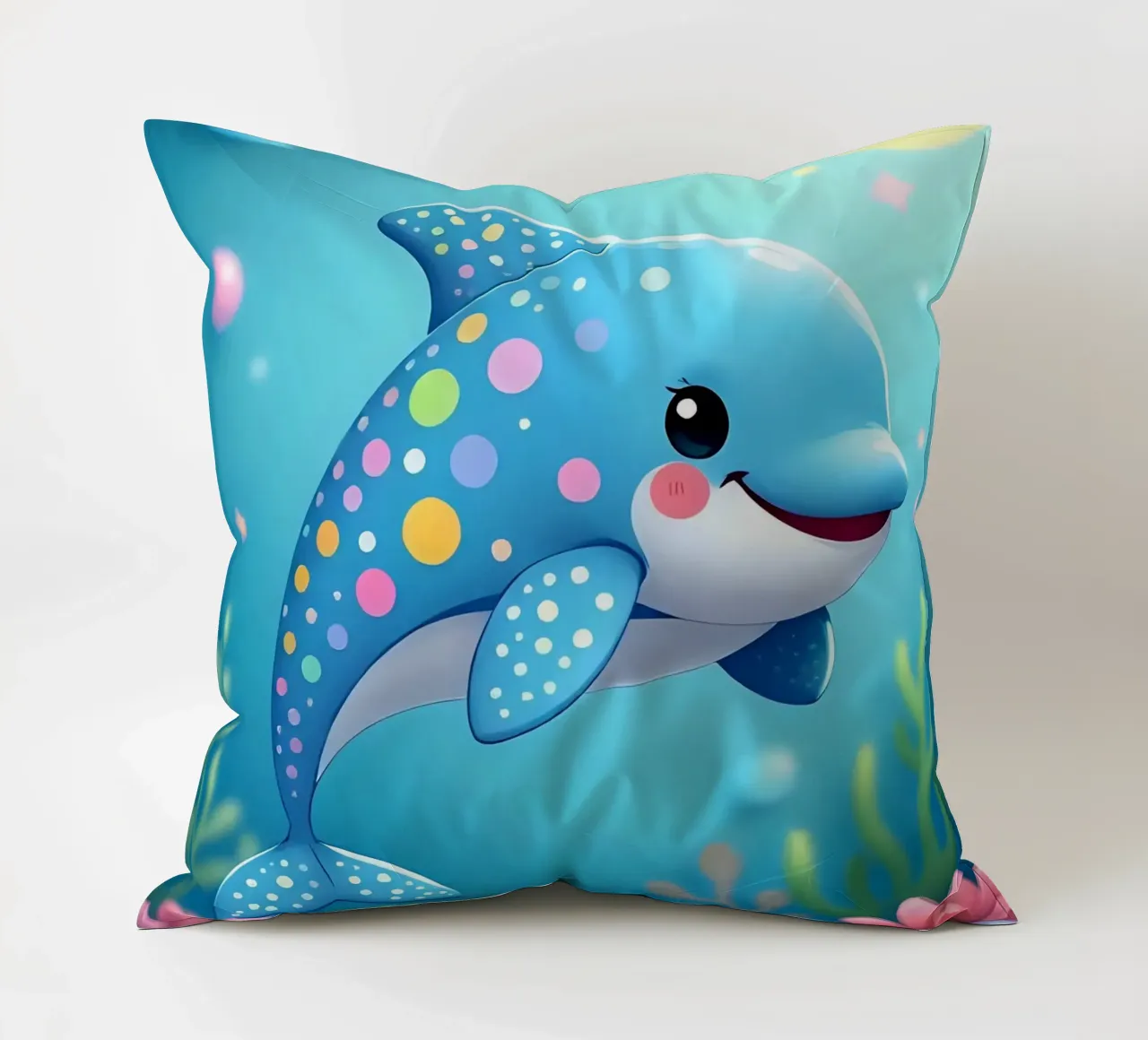 Delphin_4 cuscino da Tierisch bunt by LK