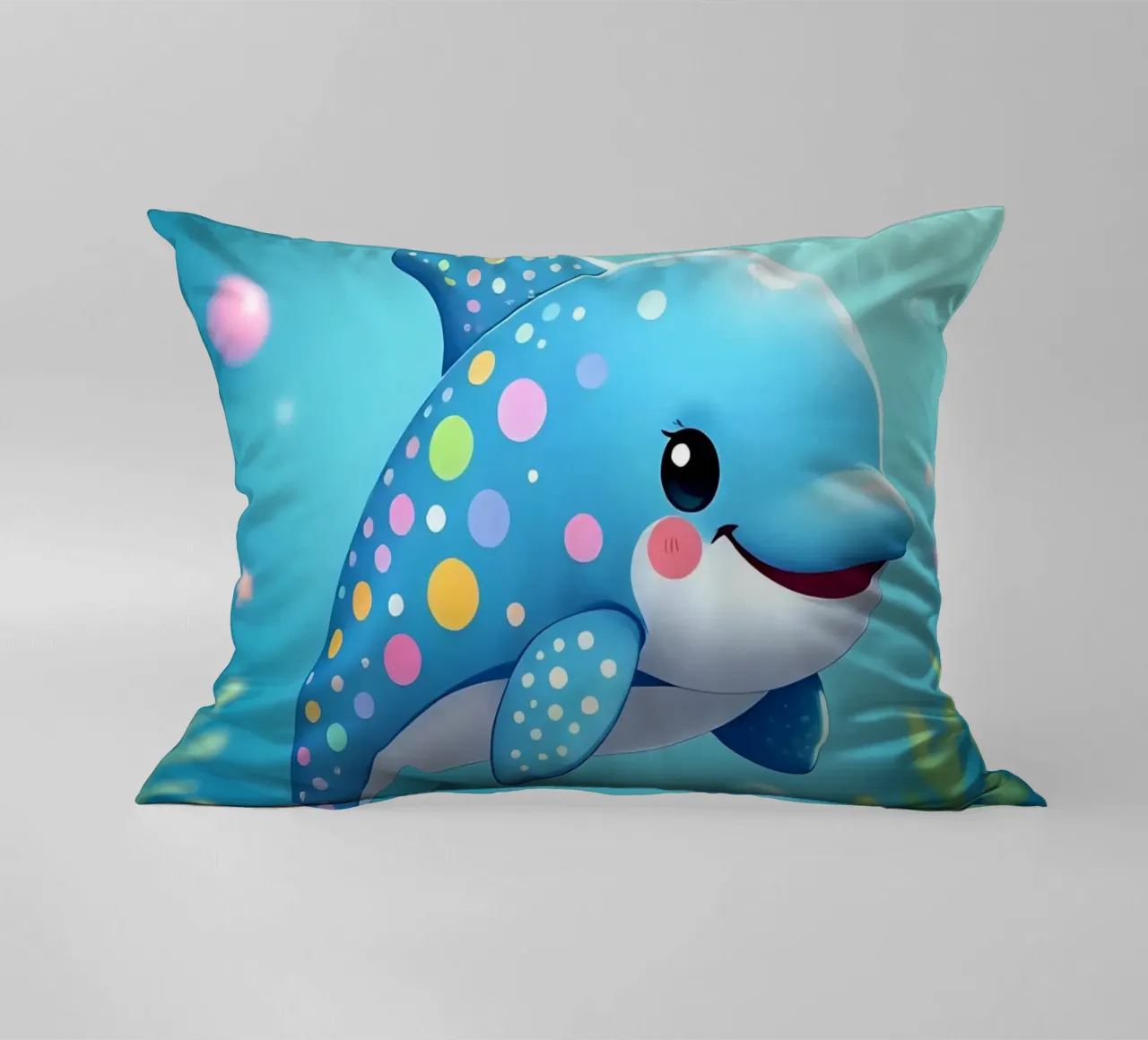 Delphin_4 cuscino da Tierisch bunt by LK