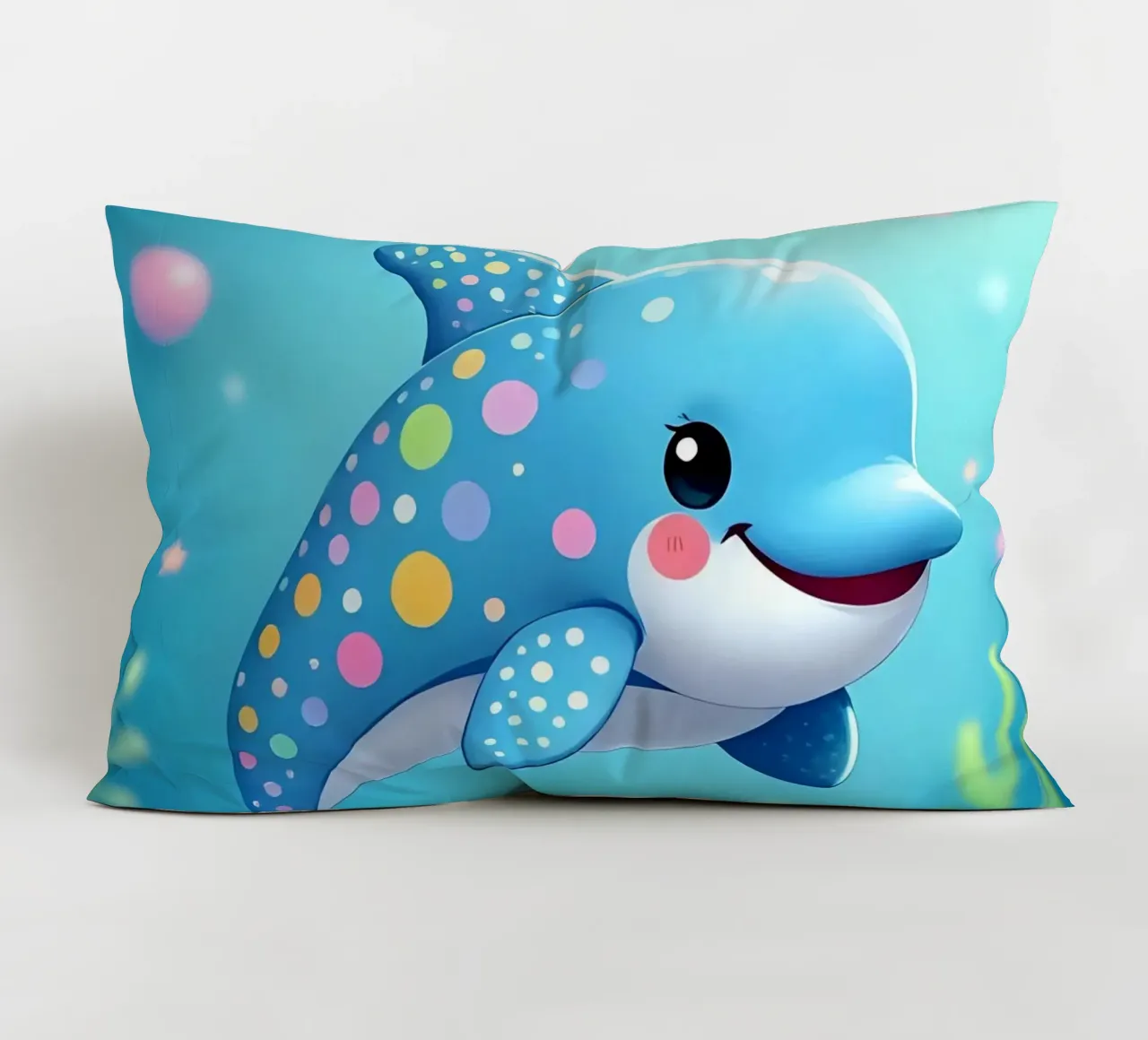 Delphin_4 cuscino da Tierisch bunt by LK