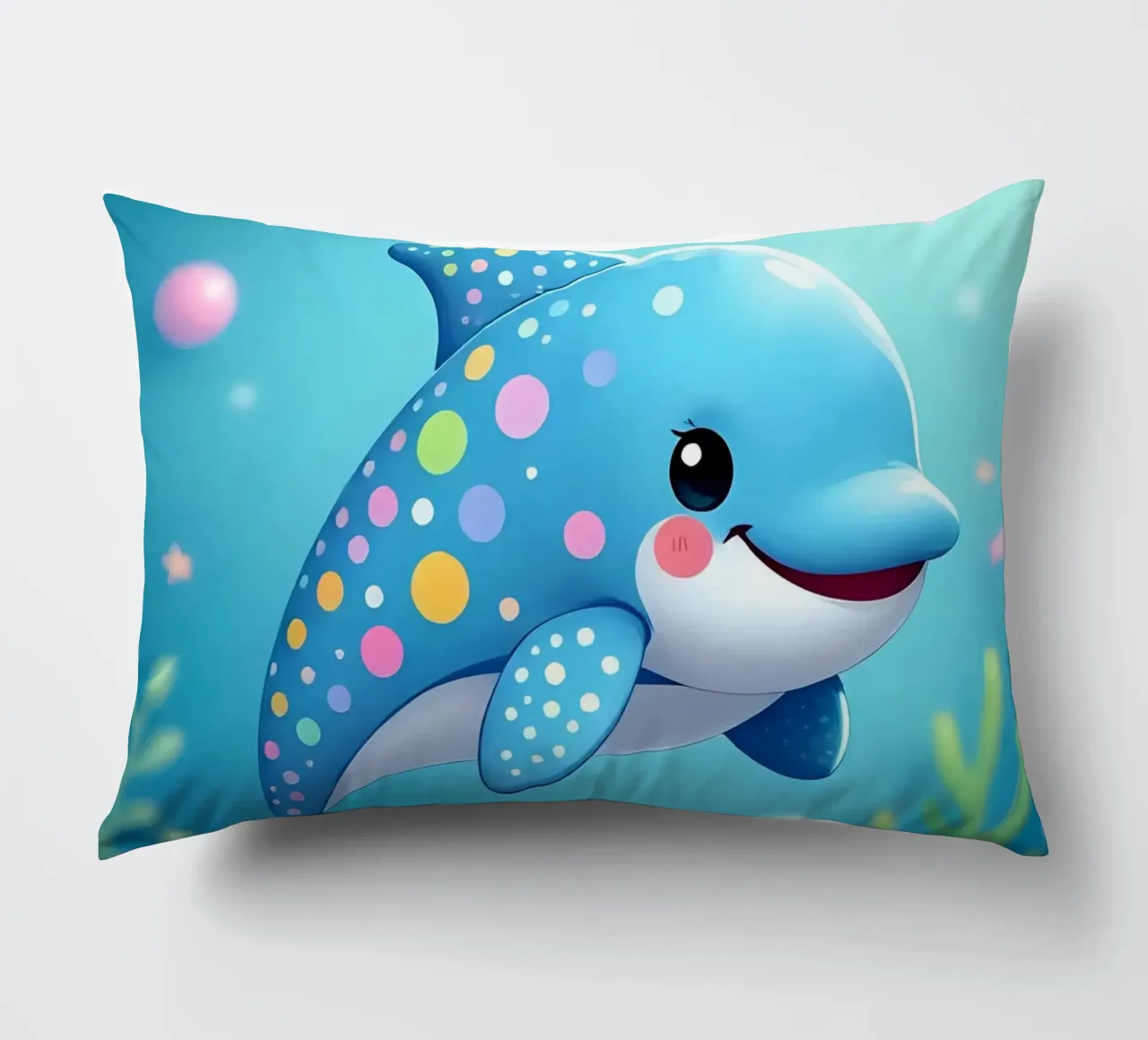 Delphin_4 cuscino da Tierisch bunt by LK