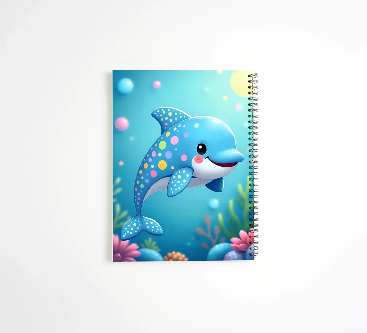 Delphin_4 diario ad anelli da Tierisch bunt by LK