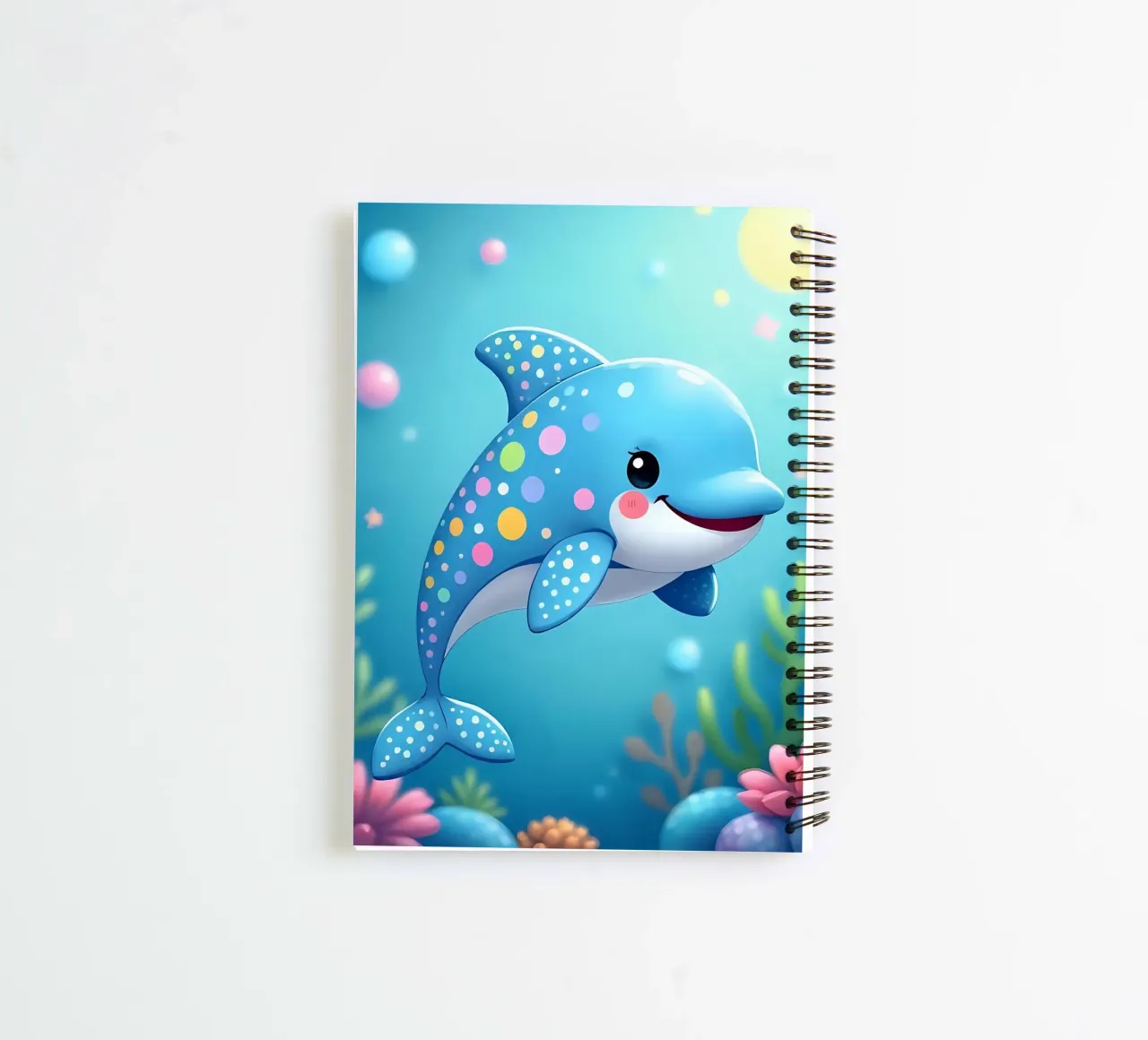 Delphin_4 diario ad anelli da Tierisch bunt by LK
