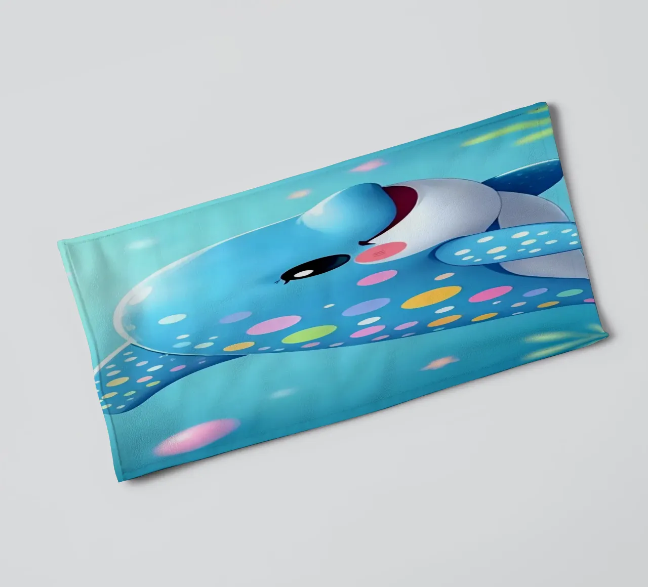 Delphin_4 towel by Tierisch bunt by LK