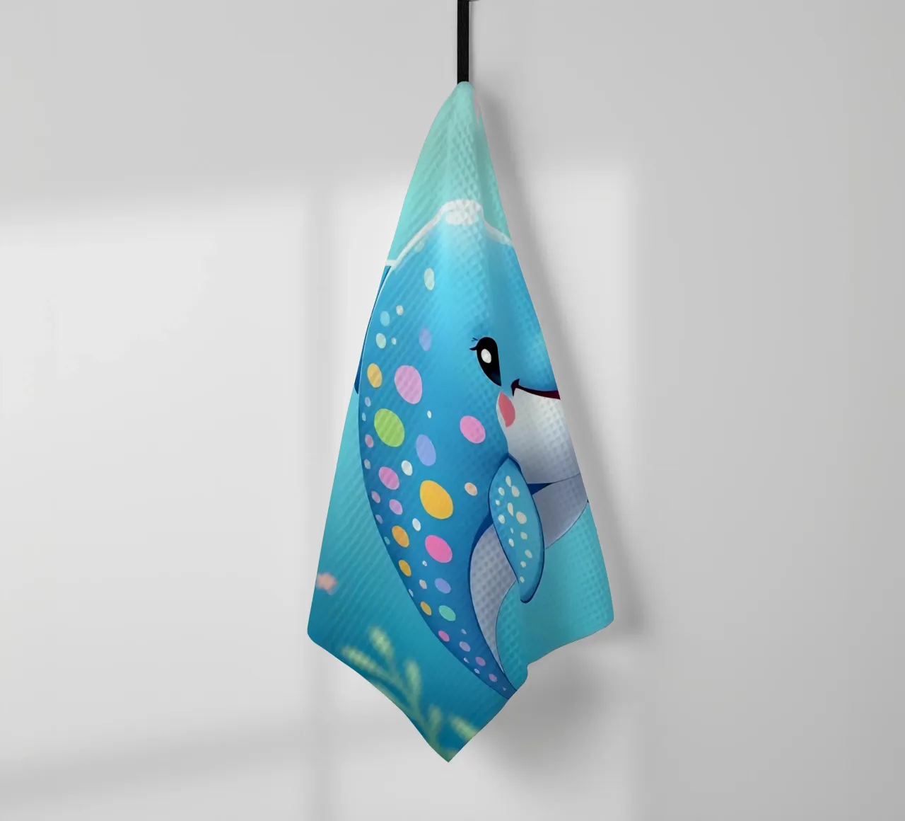 Delphin_4 canovaccio da cucina da Tierisch bunt by LK