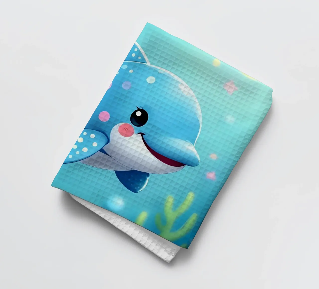 Delphin_4 canovaccio da cucina da Tierisch bunt by LK