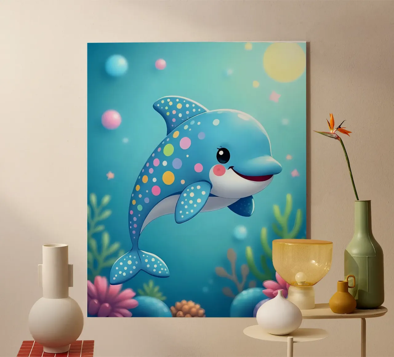 Delphin_4 plexiglass da Tierisch bunt by LK