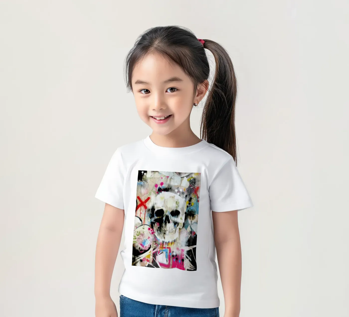 Skull t-shirt bambini da Famous When Dead