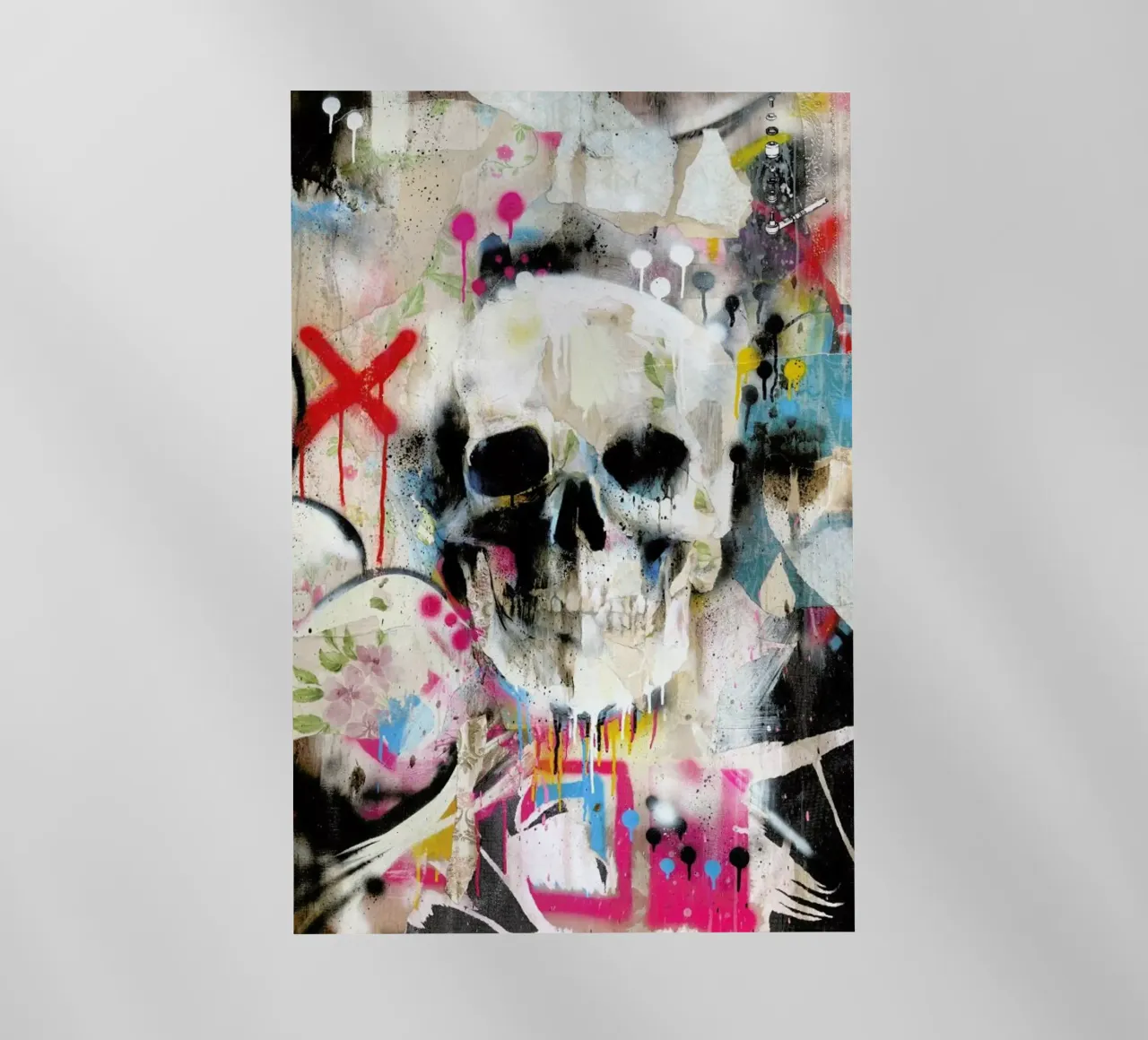 Skull pellicola backlit da Famous When Dead