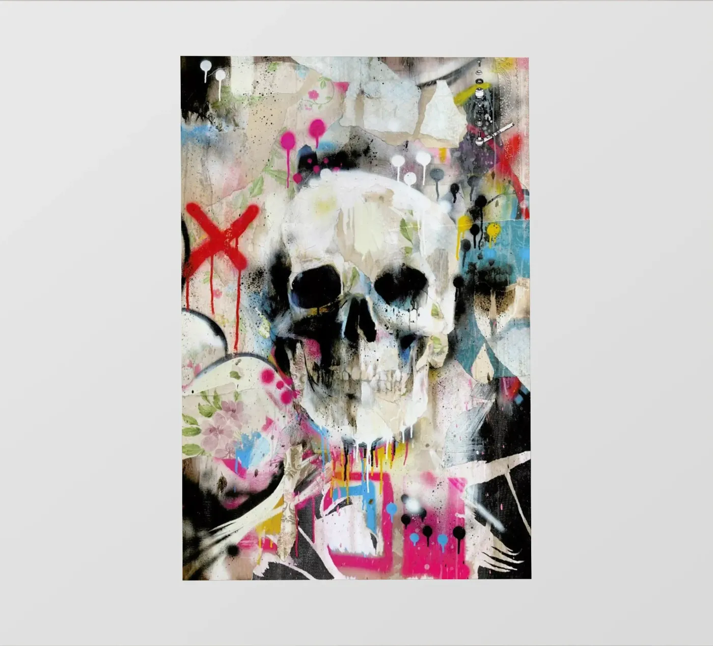 Skull pellicola backlit da Famous When Dead