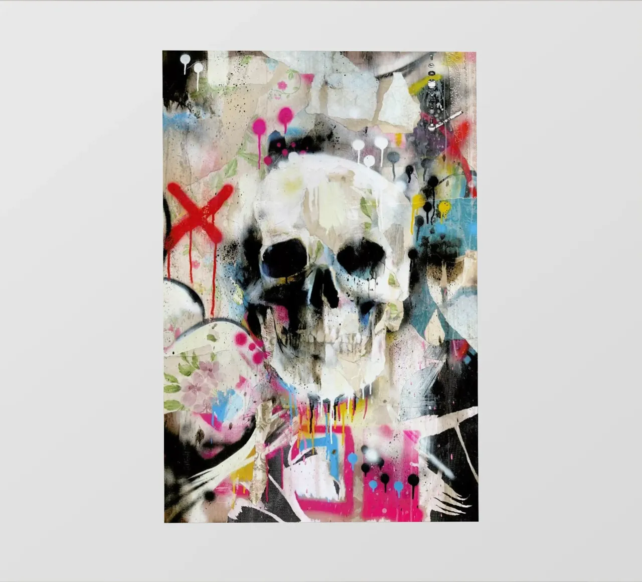 Skull pellicola backlit da Famous When Dead