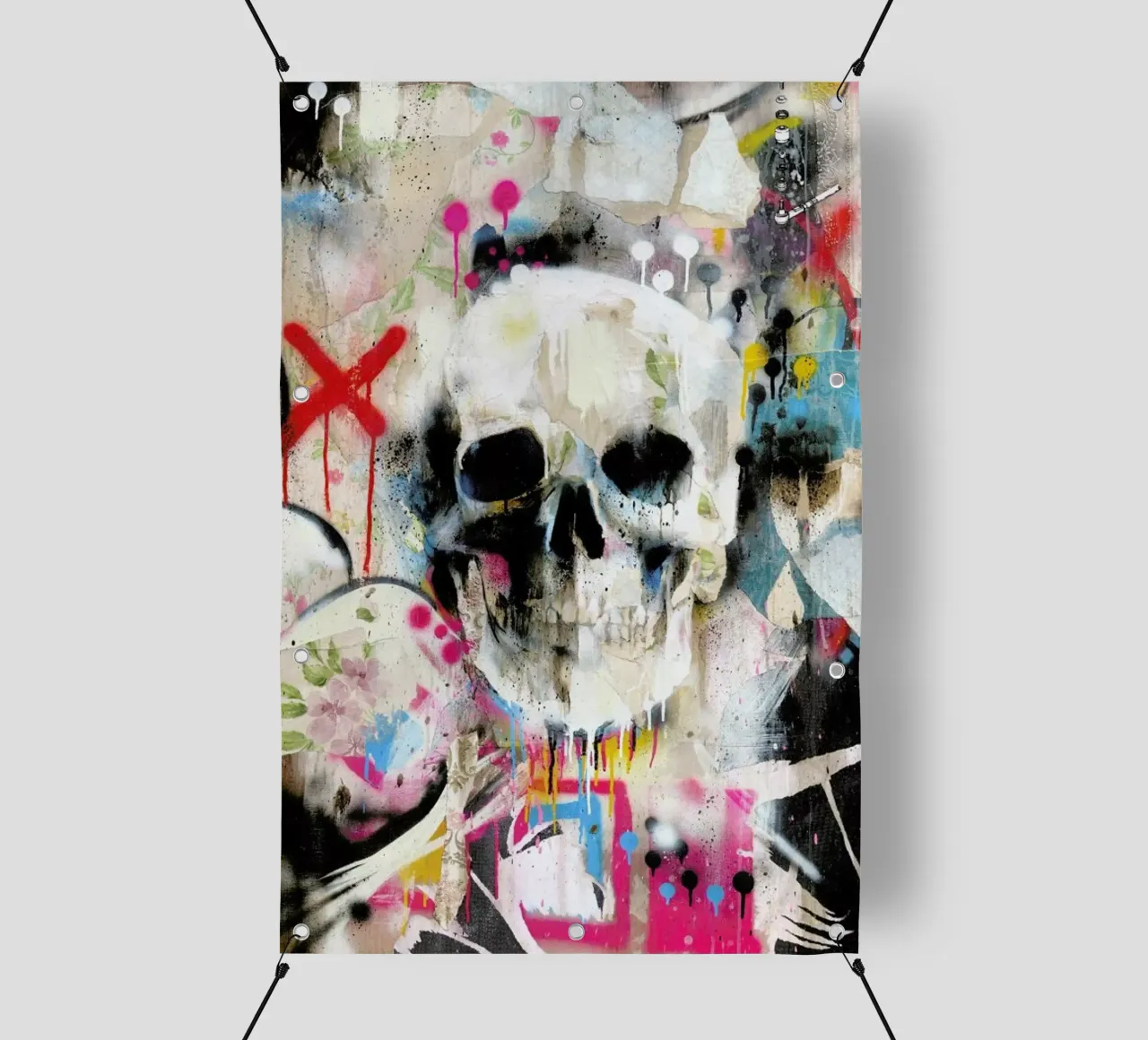 Skull telo in pvc da Famous When Dead