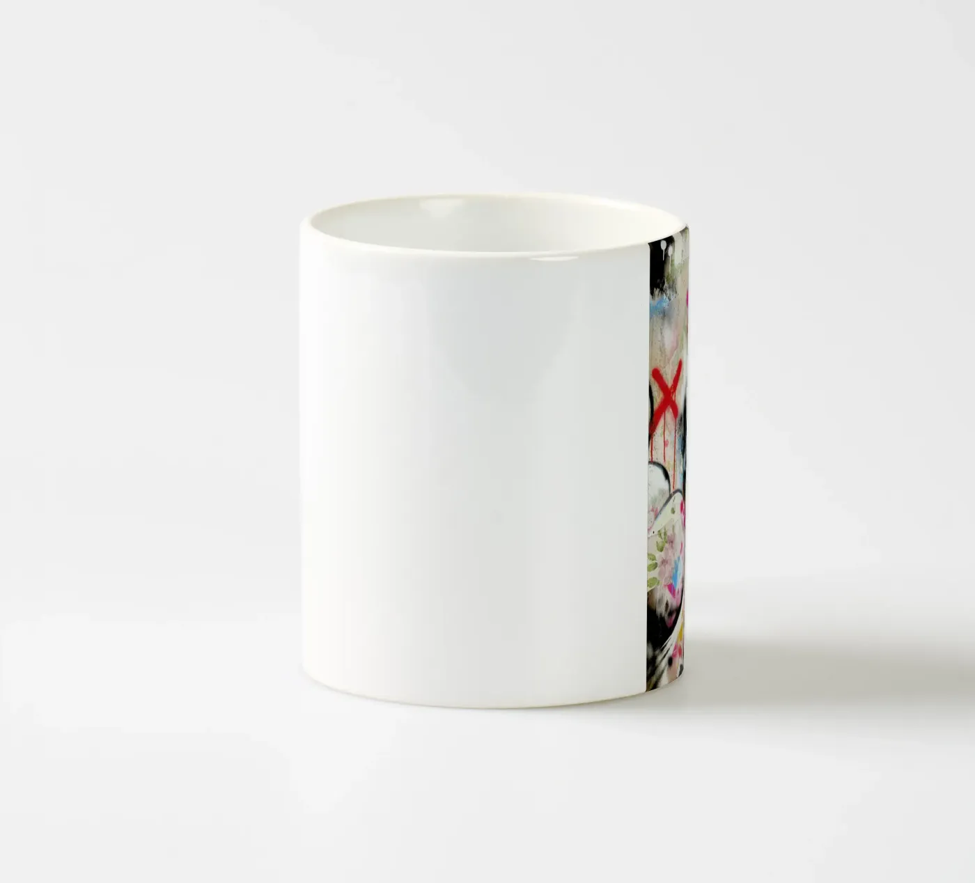 Skull ceramic mug by Famous When Dead