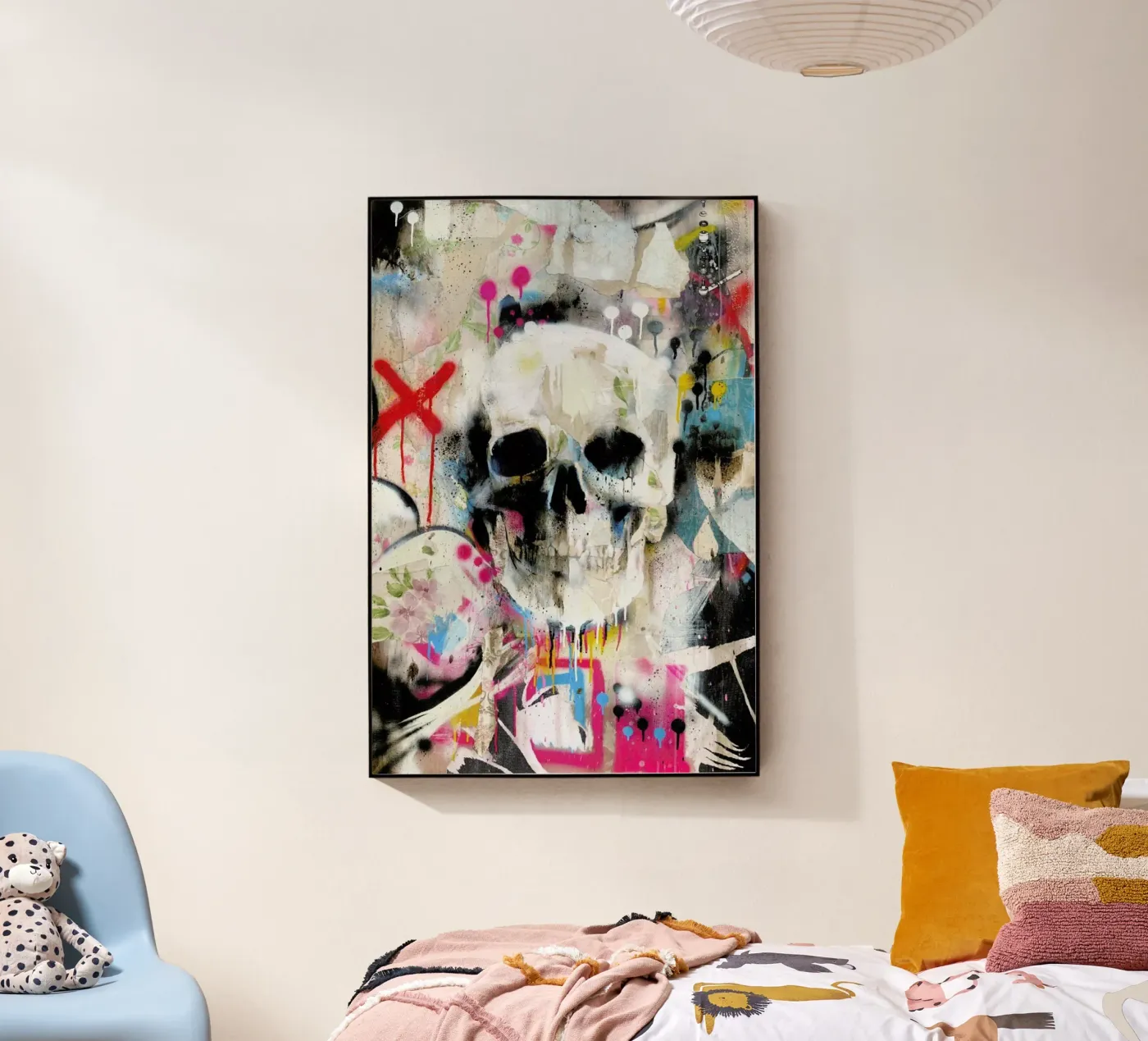 Skull plexiglass da Famous When Dead