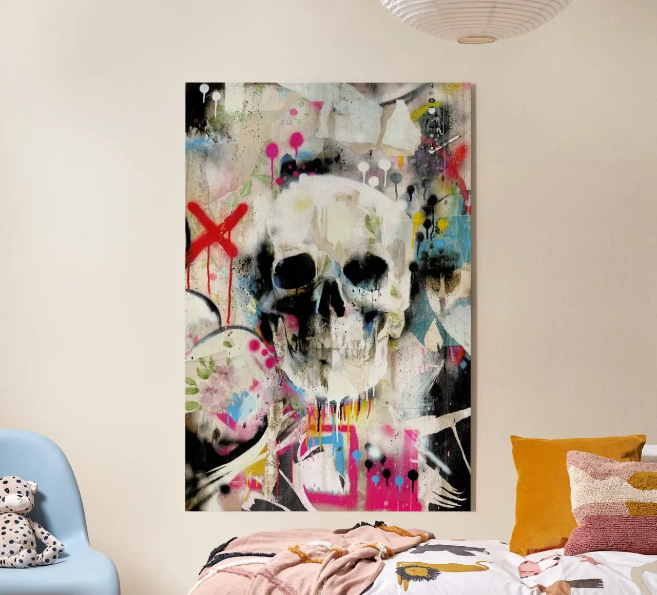 Skull plexiglass da Famous When Dead