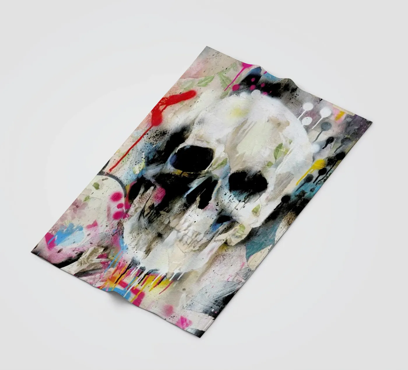 Skull Fleecedecke von Famous When Dead