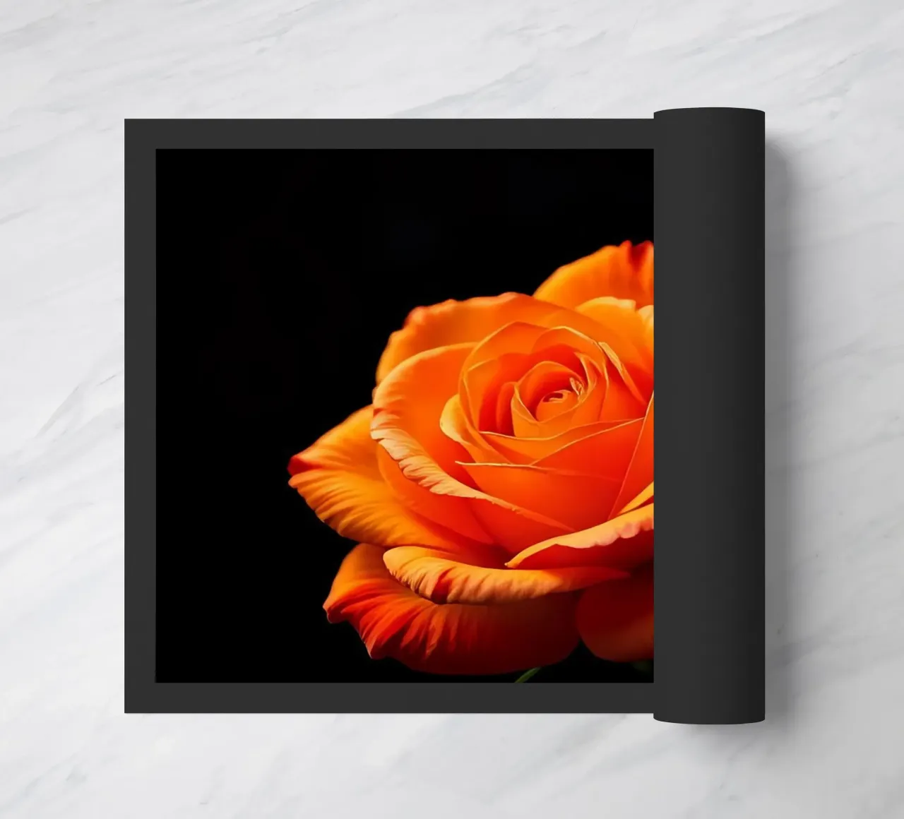 Rosa_arancio_03 zerbino da Farb- und Blütenzauber by LK