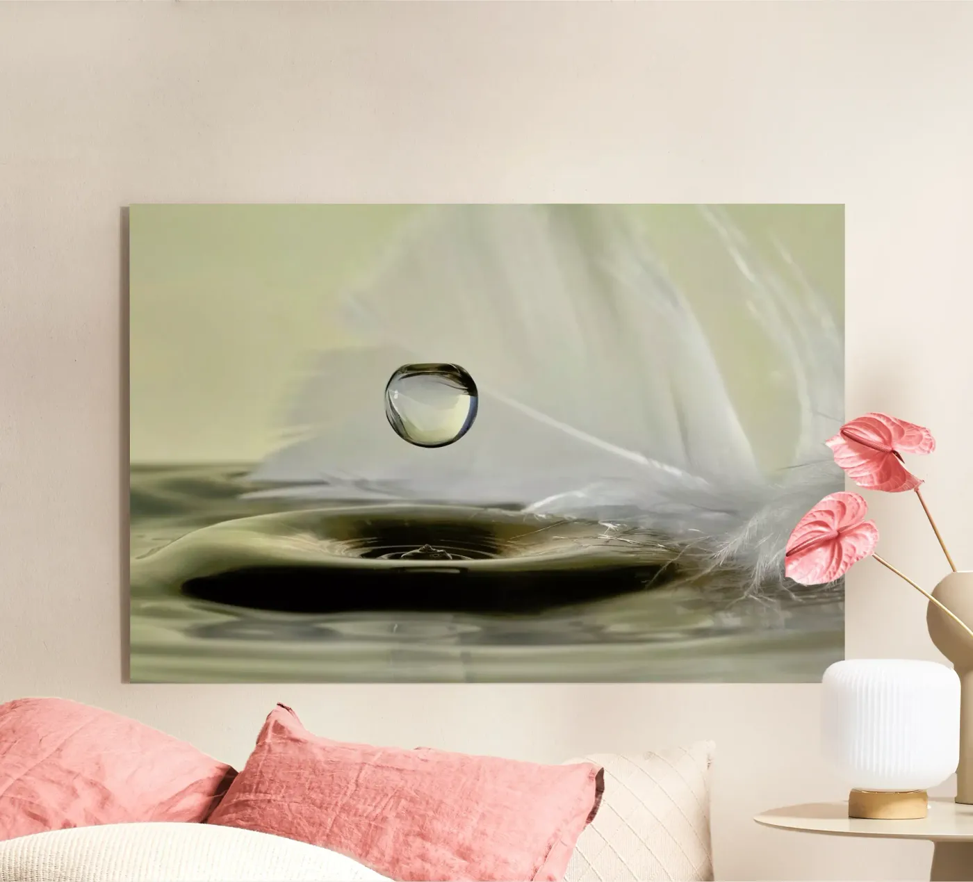 Feathers Drop plexiglas de Pictufy
