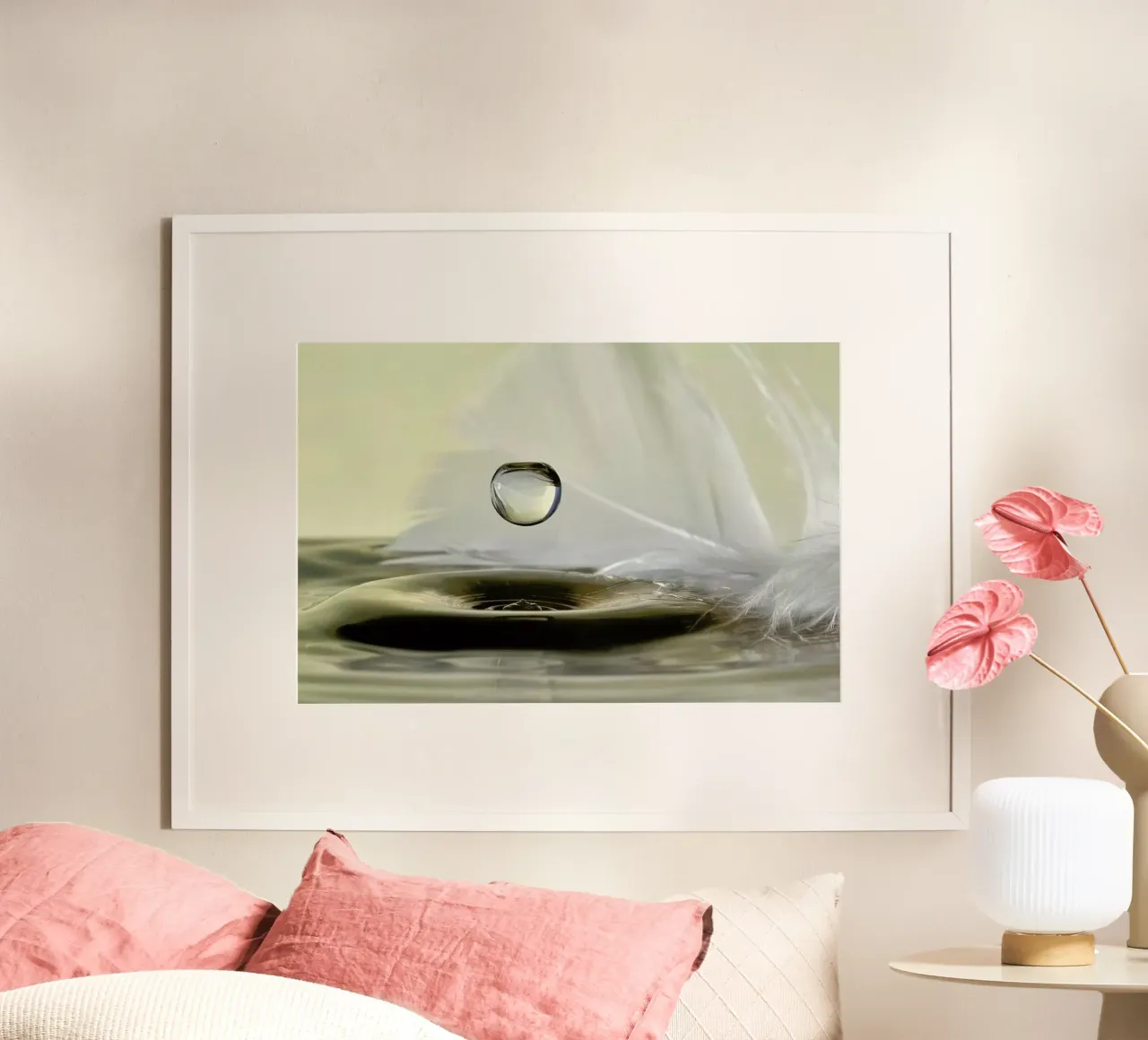 Feathers Drop carta hahnemühle da Pictufy