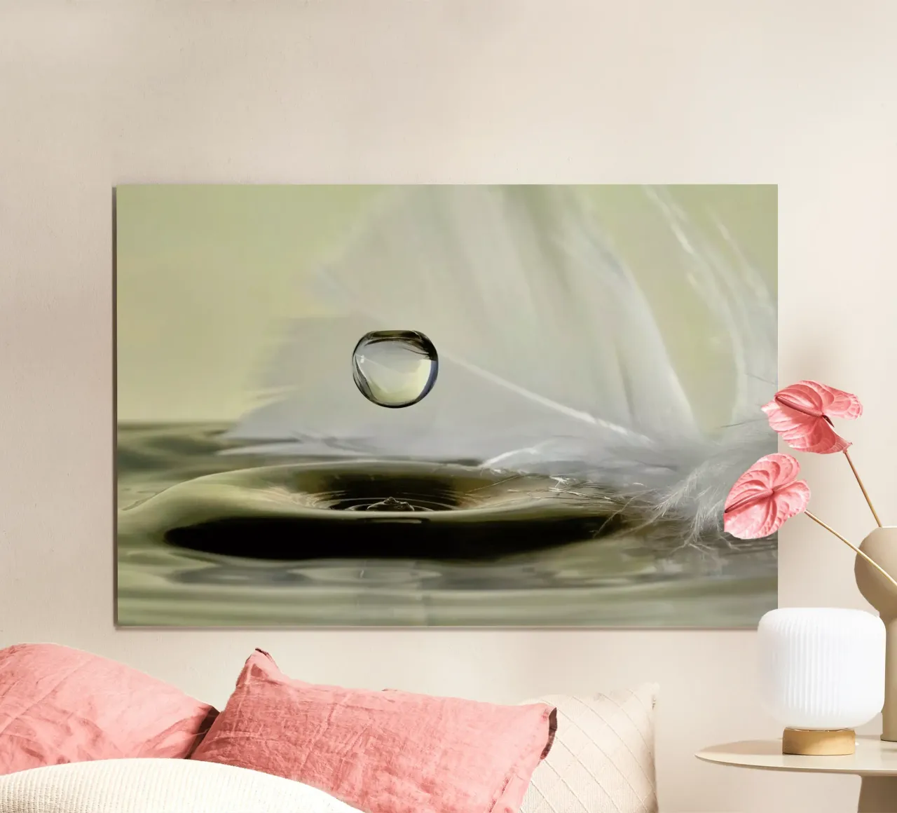 Feathers Drop carta hahnemühle da Pictufy