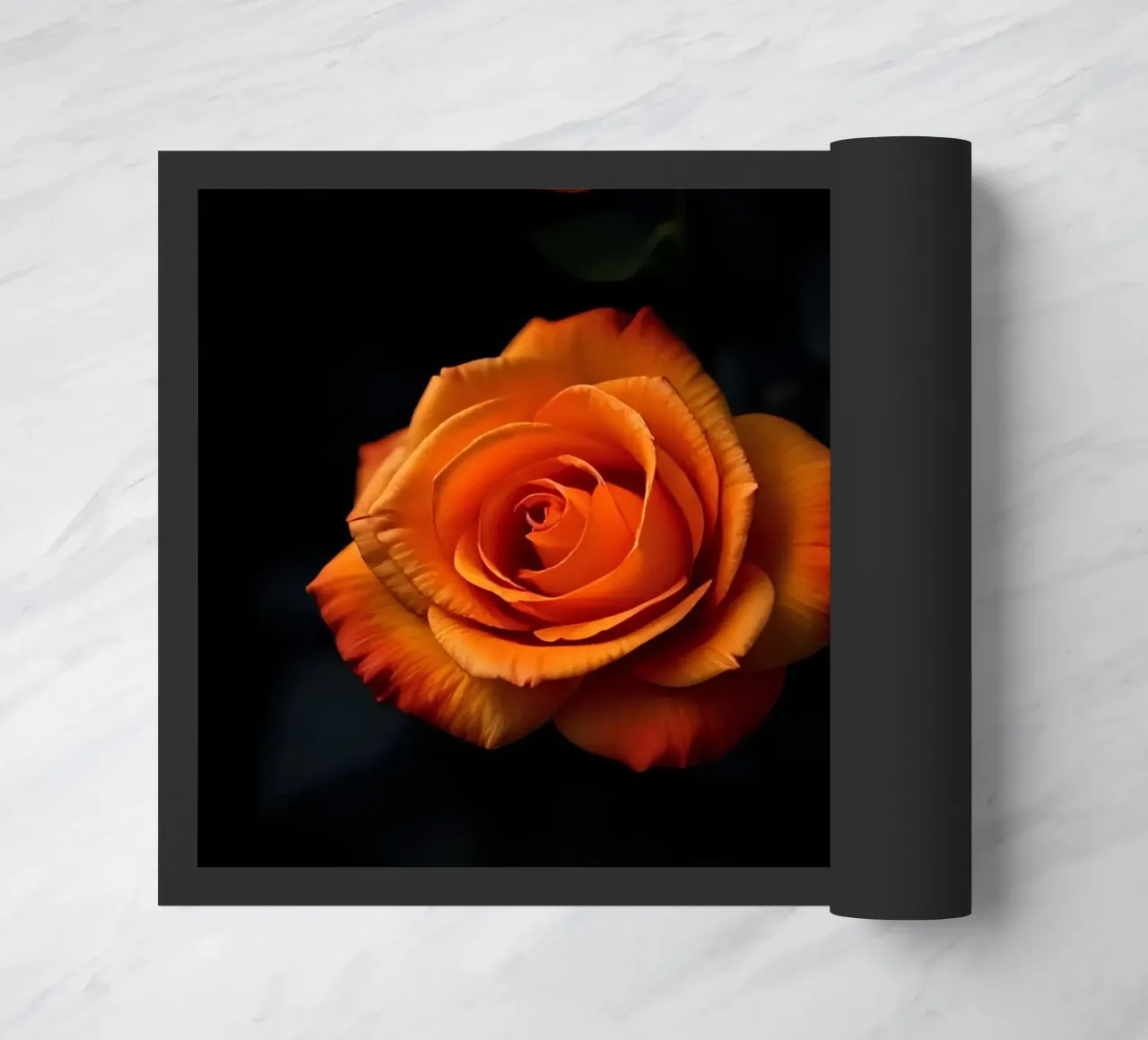 Rosa_arancio_04 zerbino da Farb- und Blütenzauber by LK