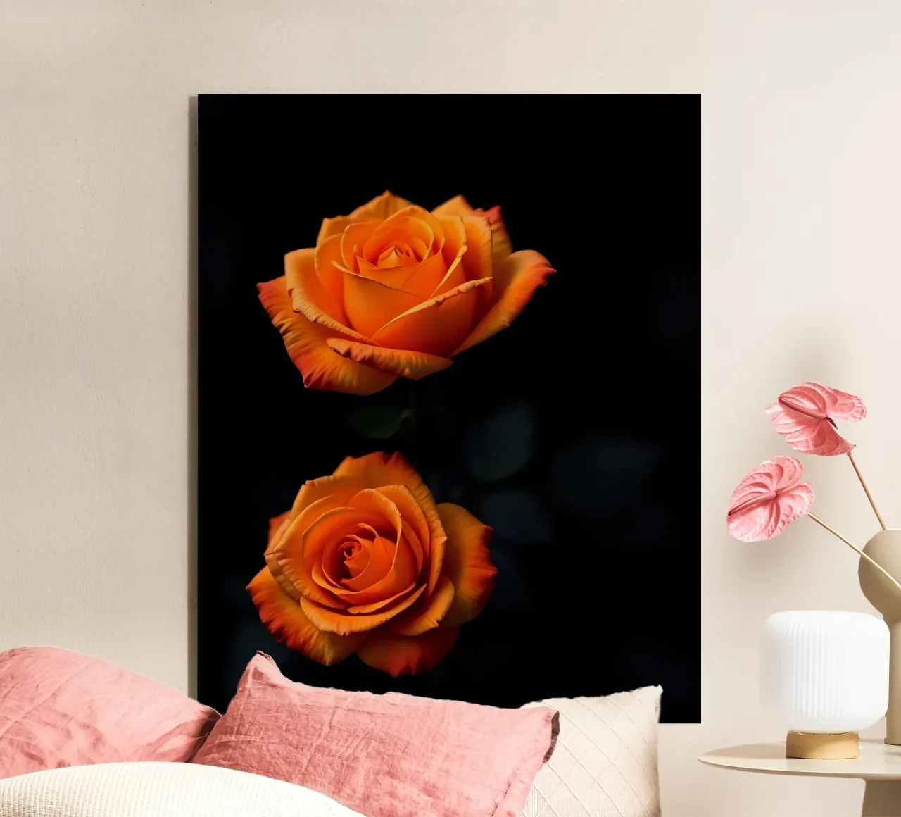 Rosa_arancio_04 alluminio dibond da Farb- und Blütenzauber by LK
