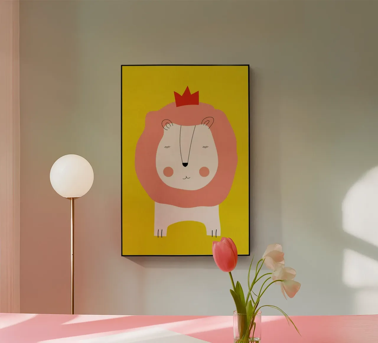 Lion King plexiglass da Little Flourishes