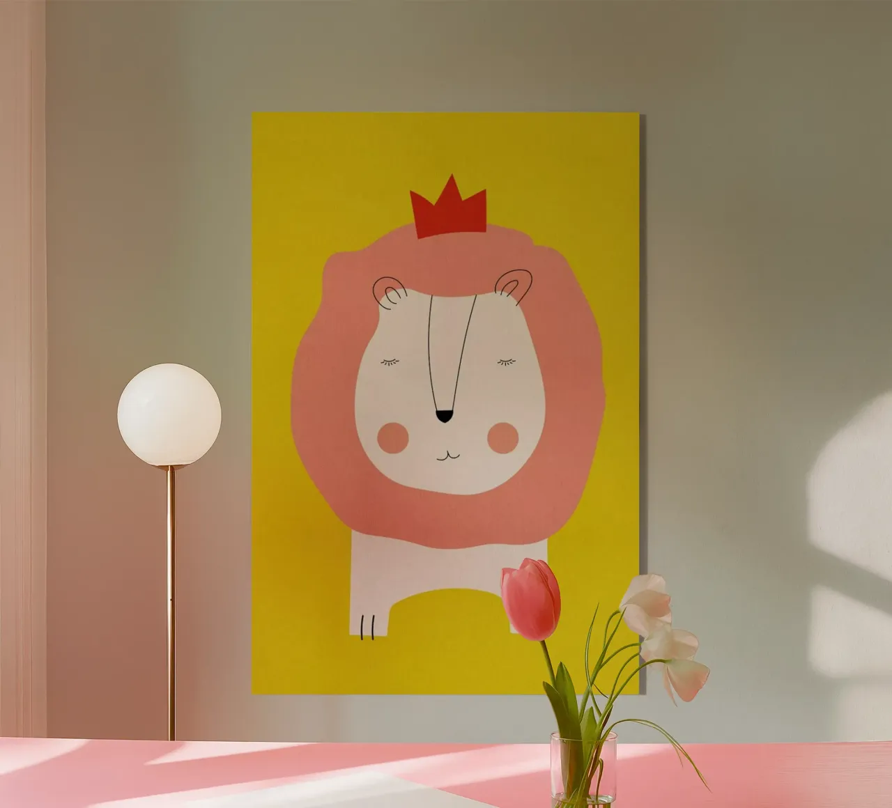 Lion King plexiglass da Little Flourishes