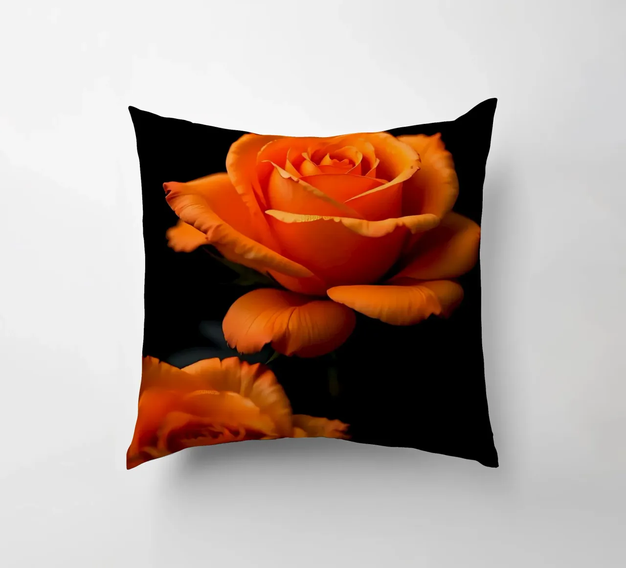 Rosa_arancio_05 cuscino da Farb- und Blütenzauber by LK