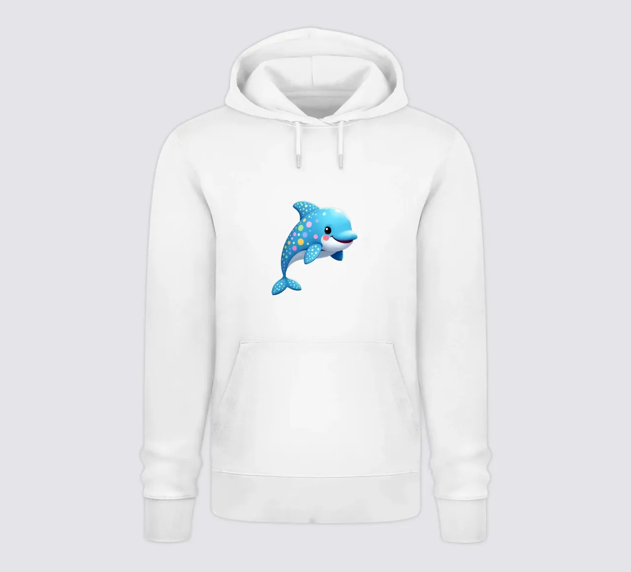 Delphin_4a felpa con cappuccio da Tierisch bunt by LK