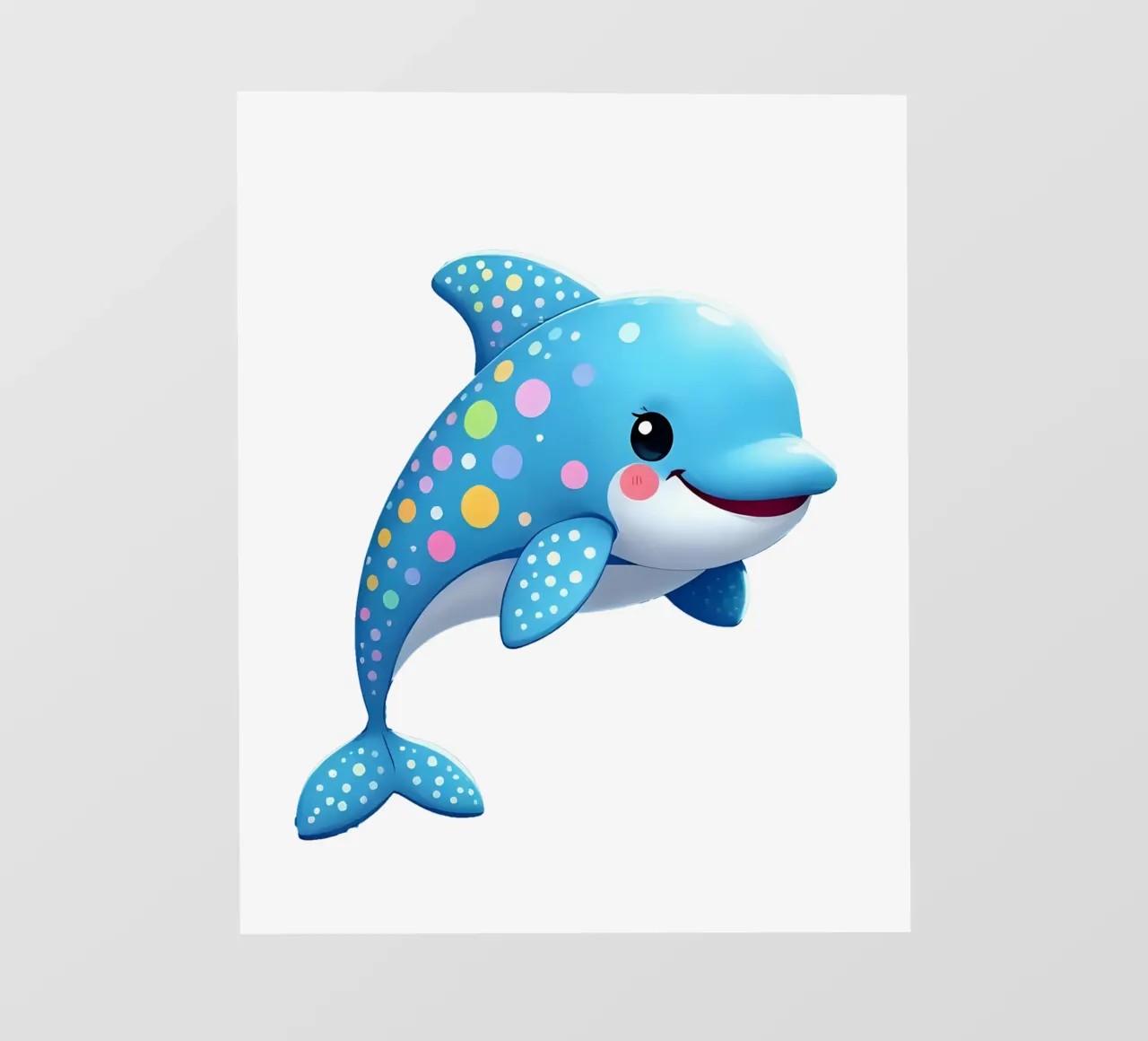 Delphin_4a telo in pvc da Tierisch bunt by LK