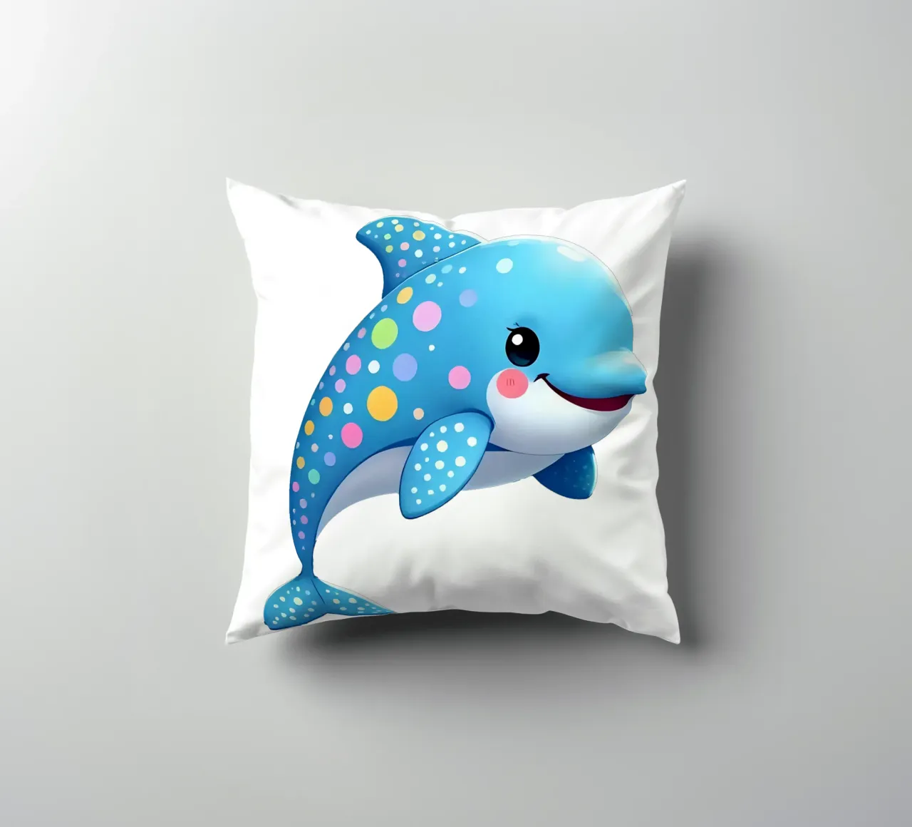 Delphin_4a cuscino da Tierisch bunt by LK