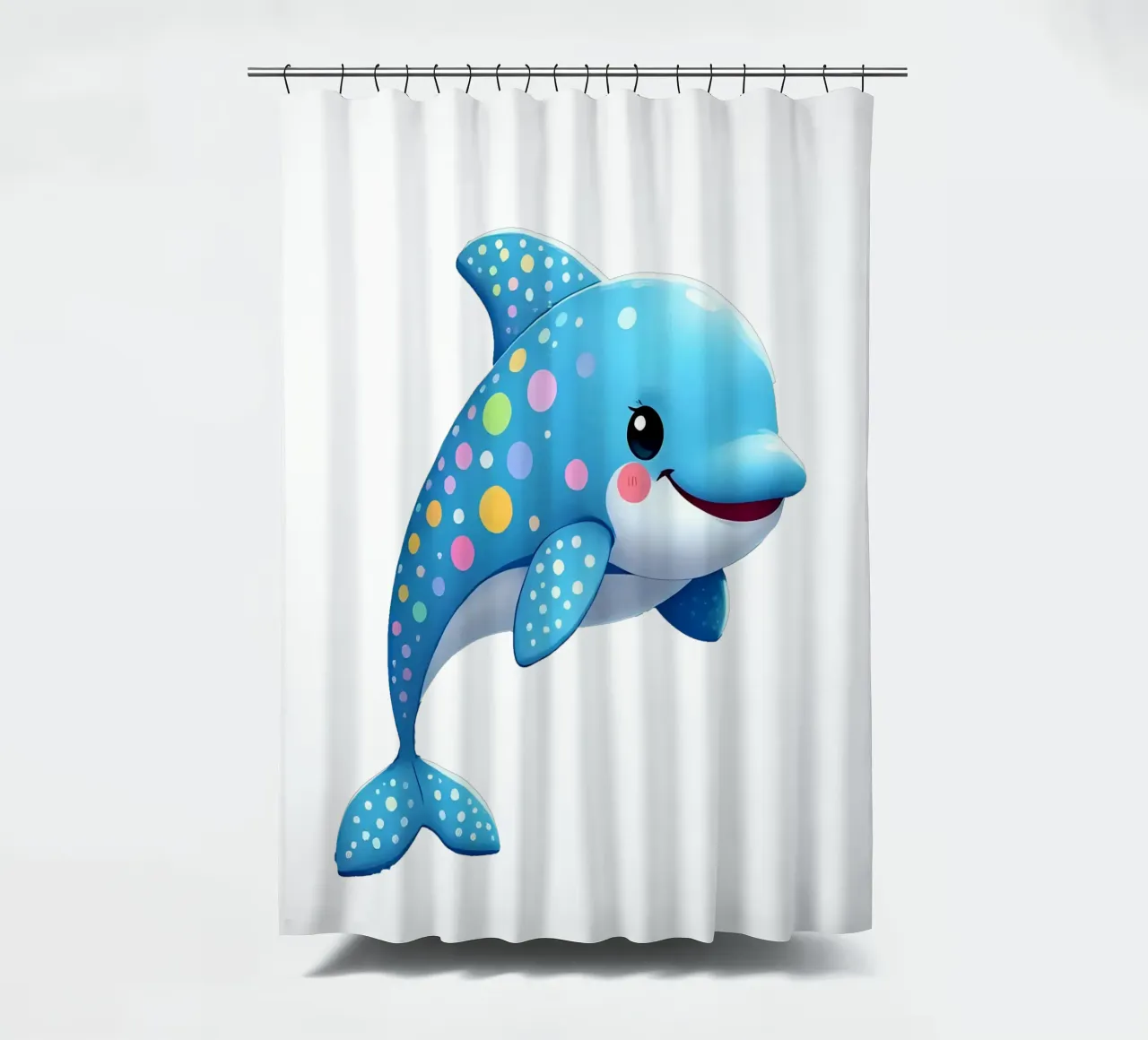 Delphin_4a tenda da doccia da Tierisch bunt by LK