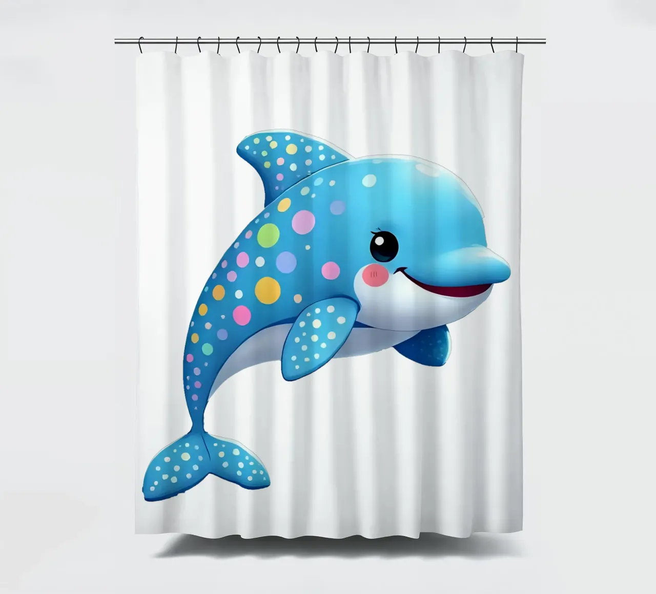 Delphin_4a tenda da doccia da Tierisch bunt by LK