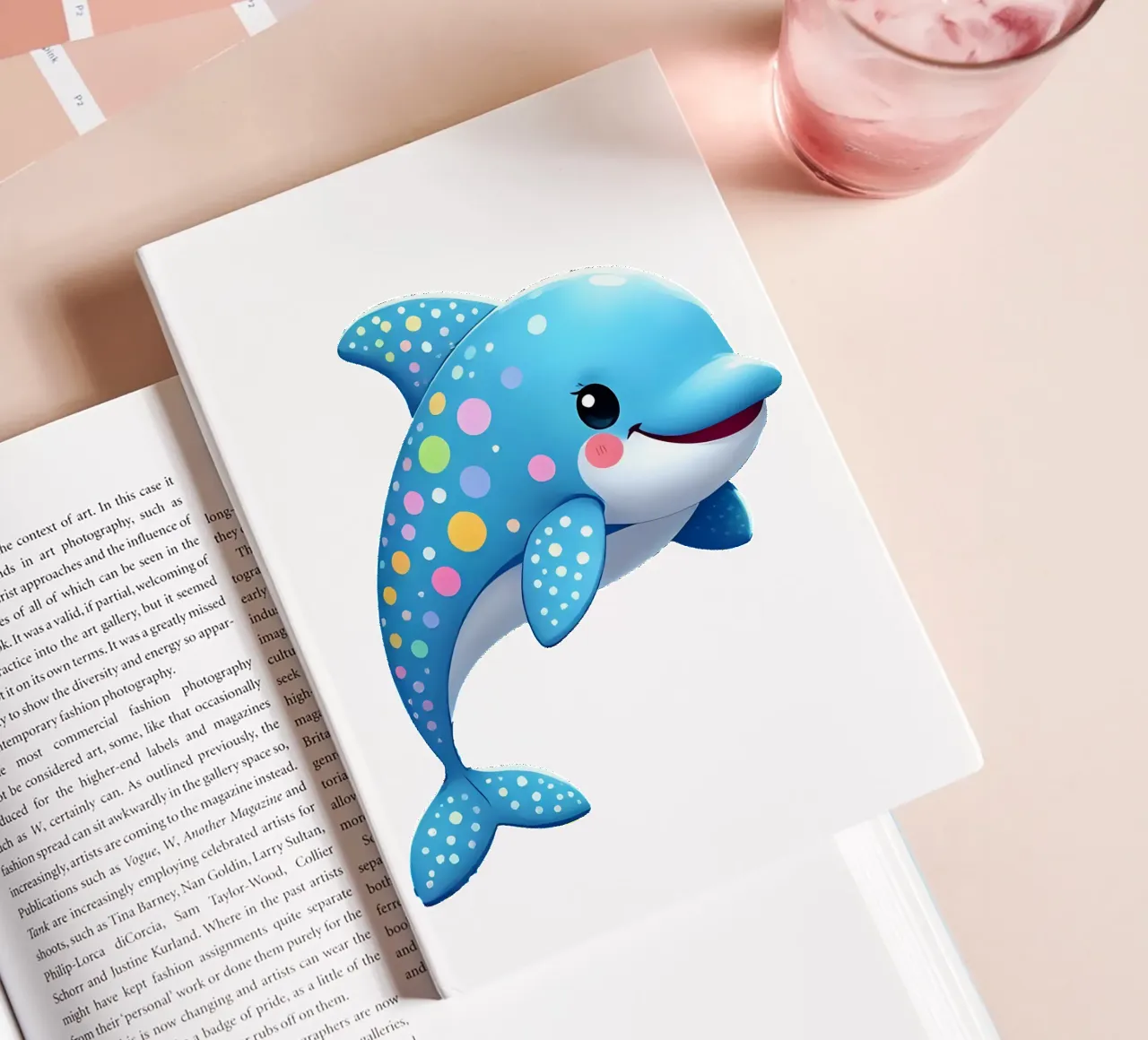 Delphin_4a notebook by Tierisch bunt by LK