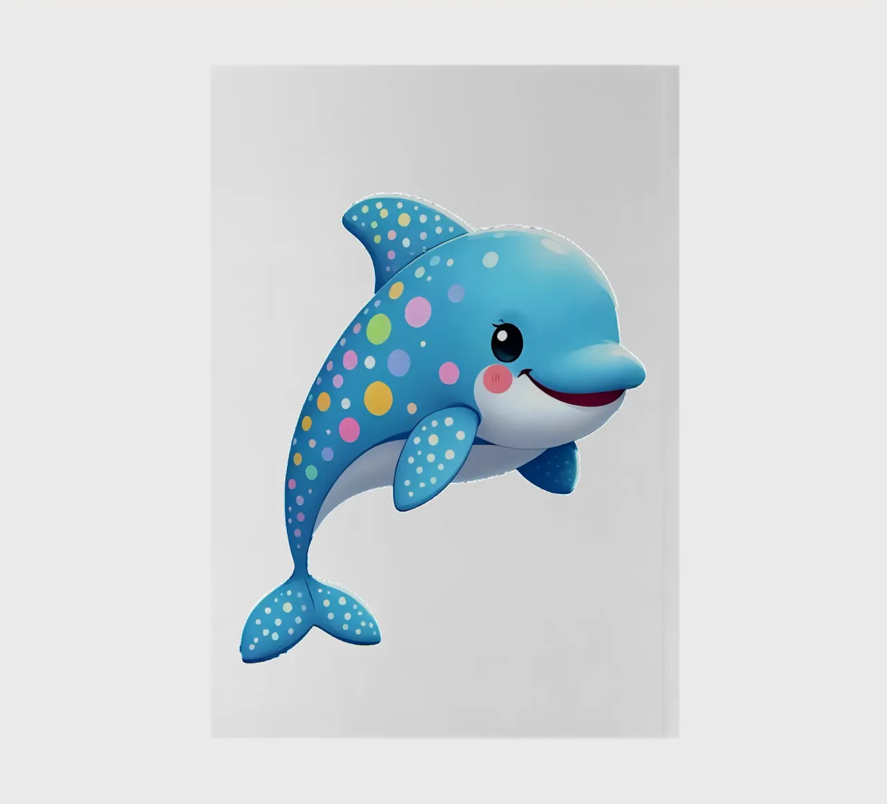 Delphin_4a notebook by Tierisch bunt by LK