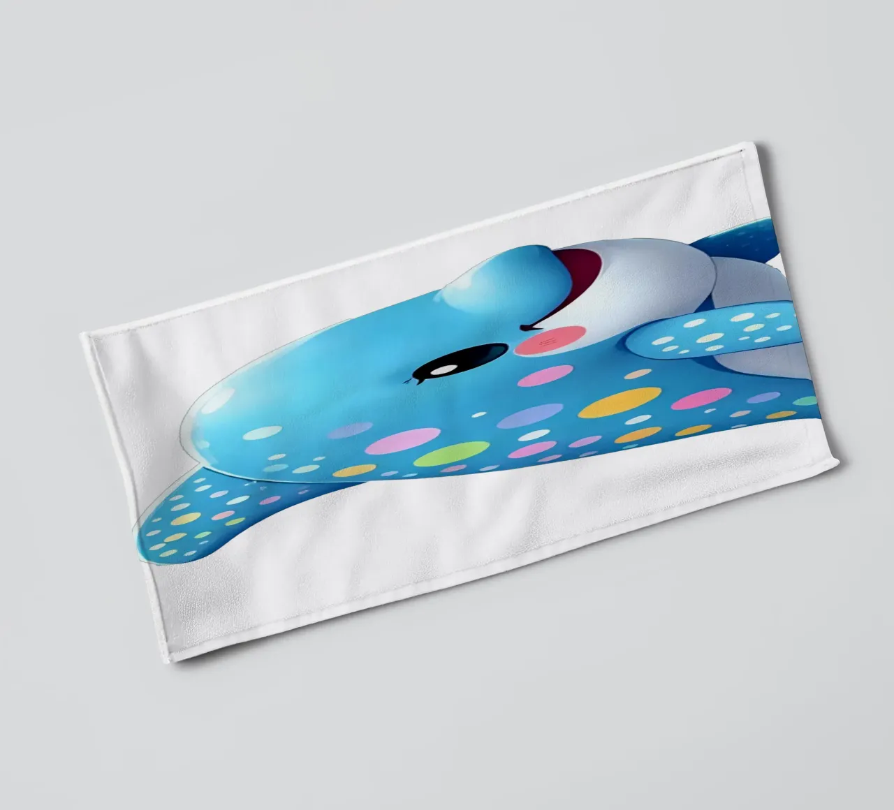 Delphin_4a asciugamano da bagno da Tierisch bunt by LK