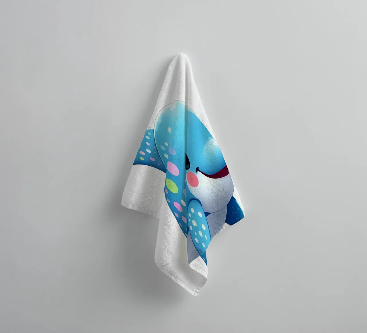 Delphin_4a asciugamano da bagno da Tierisch bunt by LK