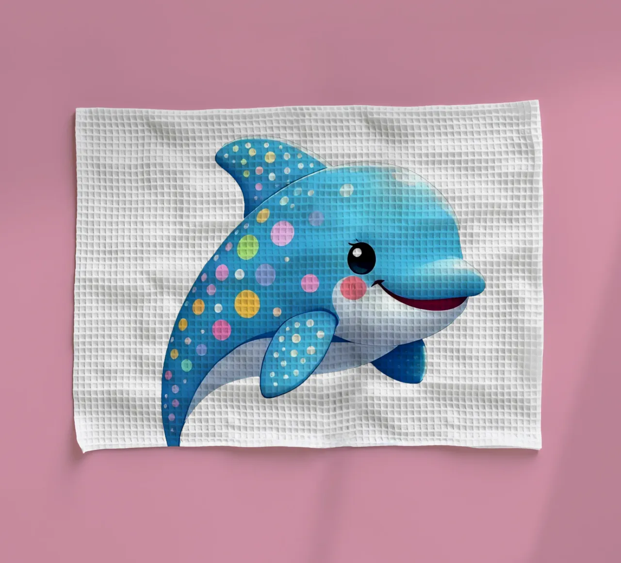 Delphin_4a canovaccio da cucina da Tierisch bunt by LK