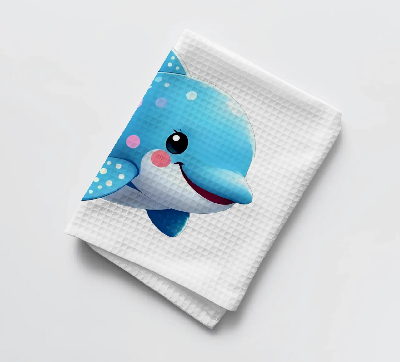 Delphin_4a canovaccio da cucina da Tierisch bunt by LK