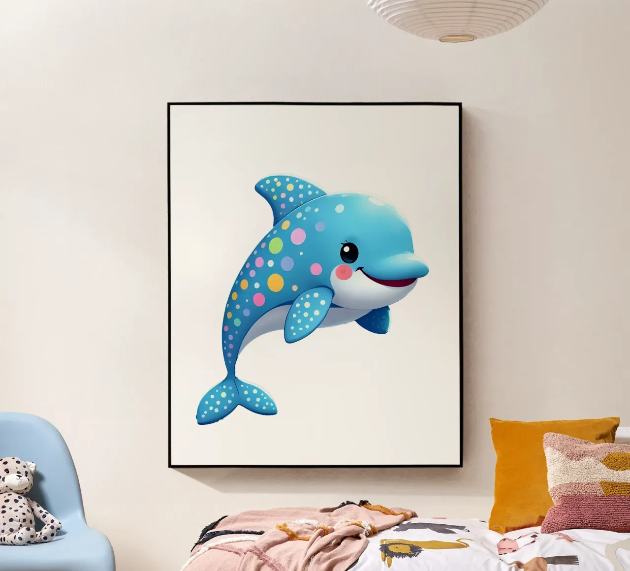 Delphin_4a plexiglass da Tierisch bunt by LK