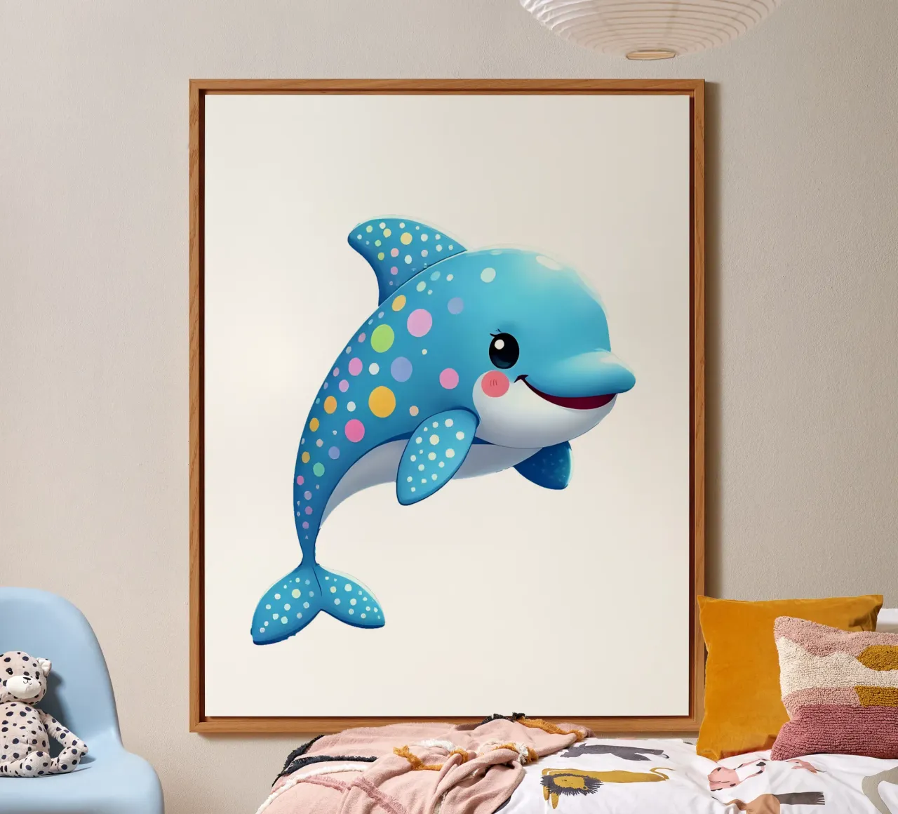 Delphin_4a alluminio dibond da Tierisch bunt by LK